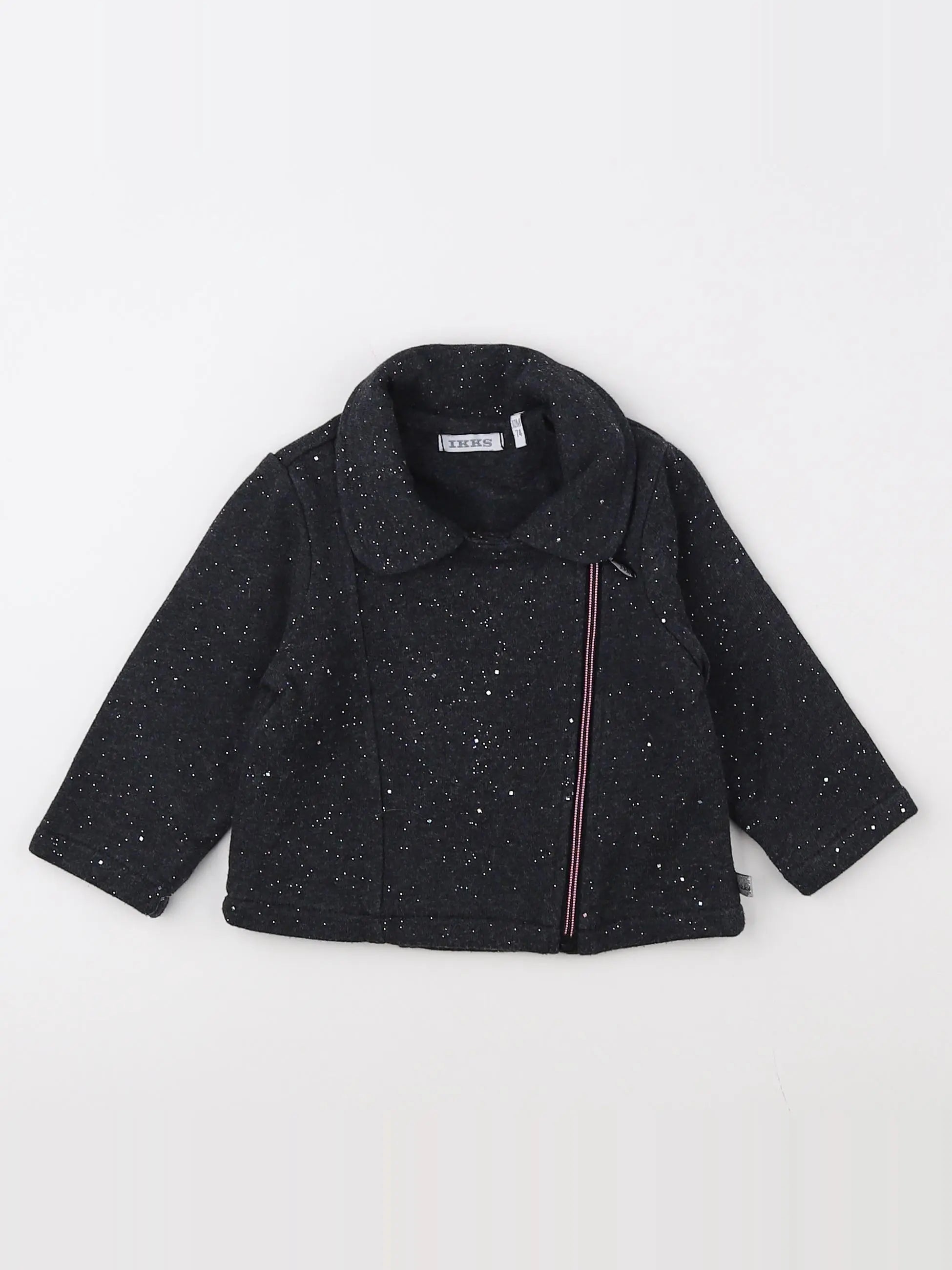 IKKS - veste gris, argent - 12 mois