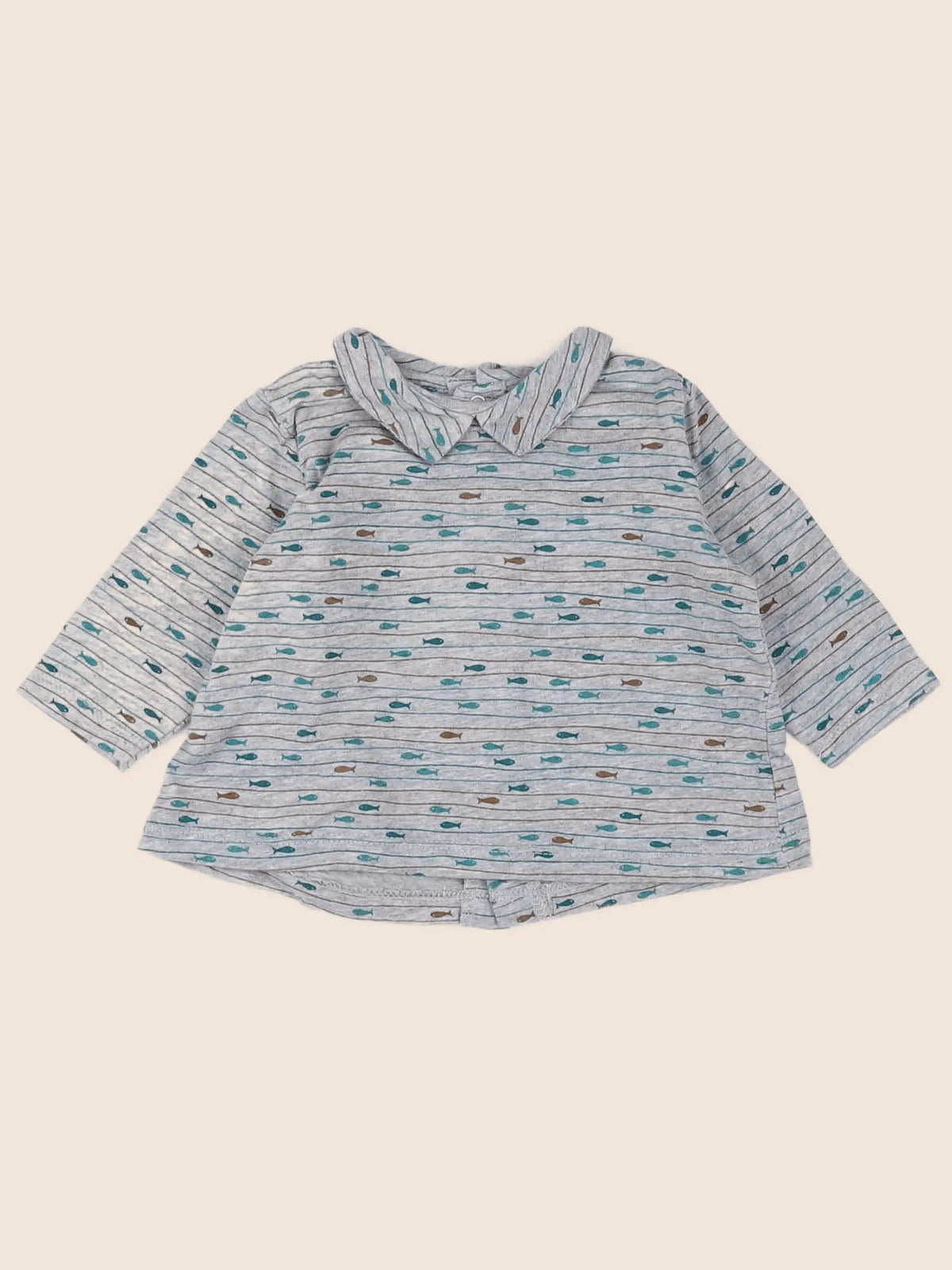 Boutchou - tee-shirt gris - 3 mois