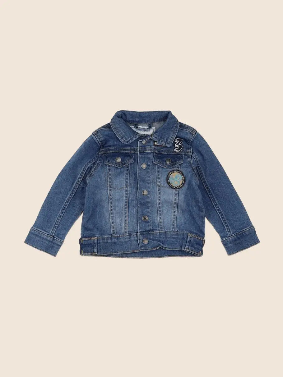Vertbaudet - veste bleu - 18 mois