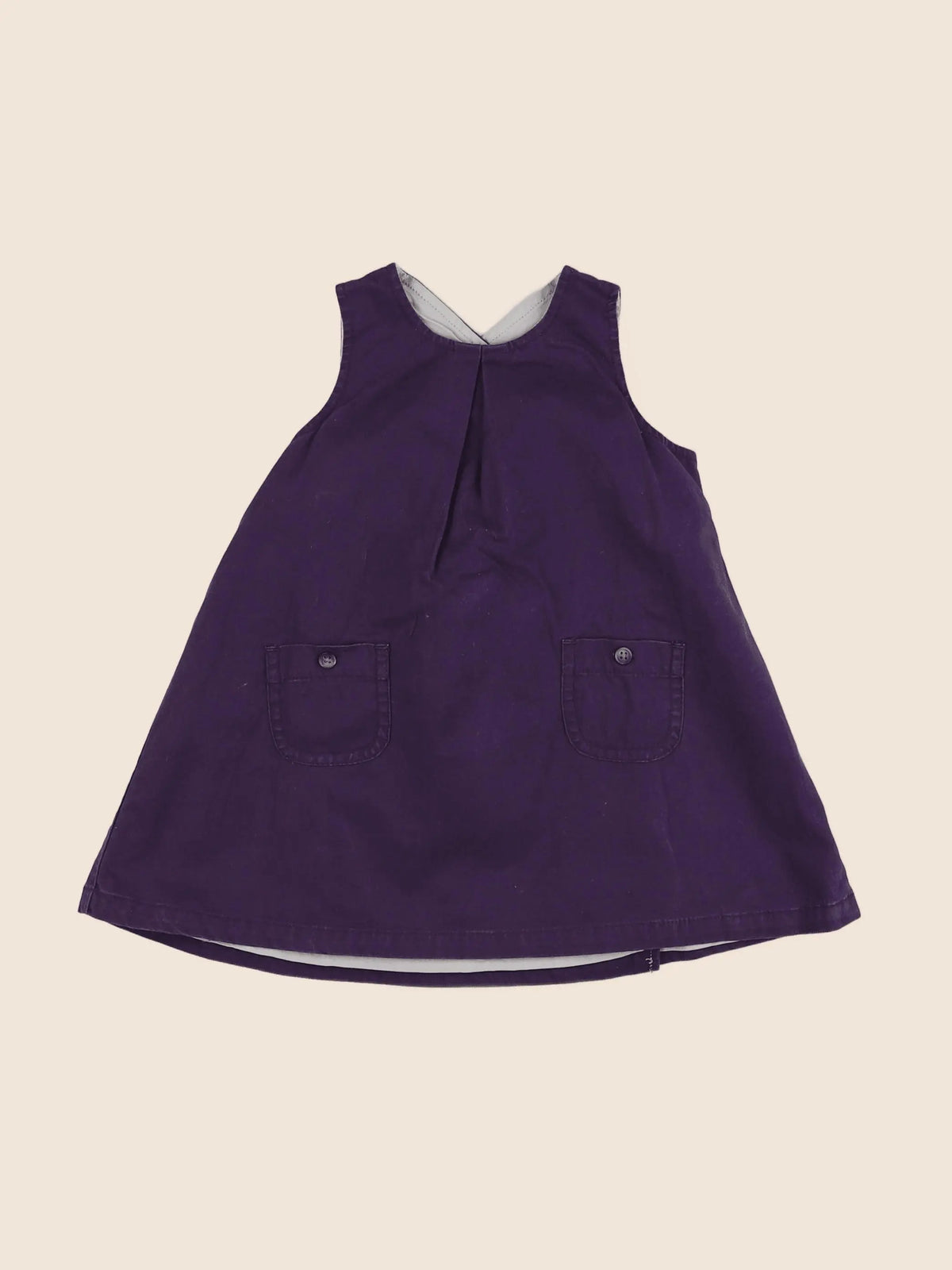 Petit Bateau - robe violet - 12 mois
