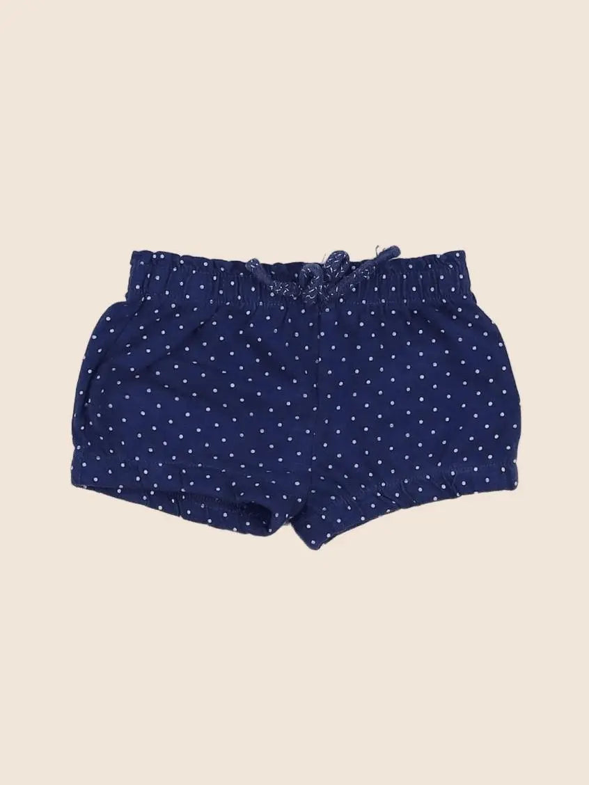 Vertbaudet - short bleu, blanc - 3 mois
