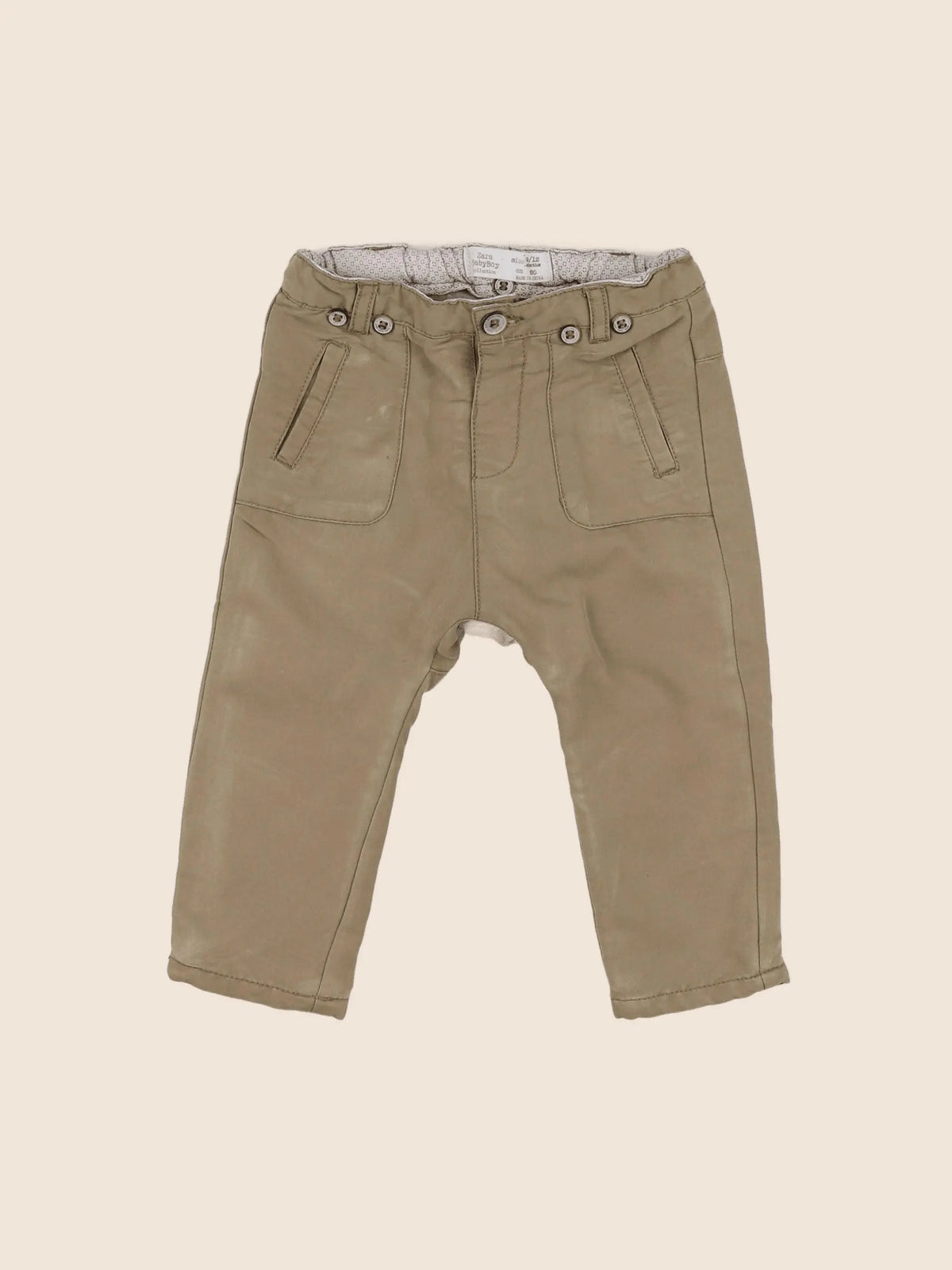 Zara - pantalon marron - 9/12 mois