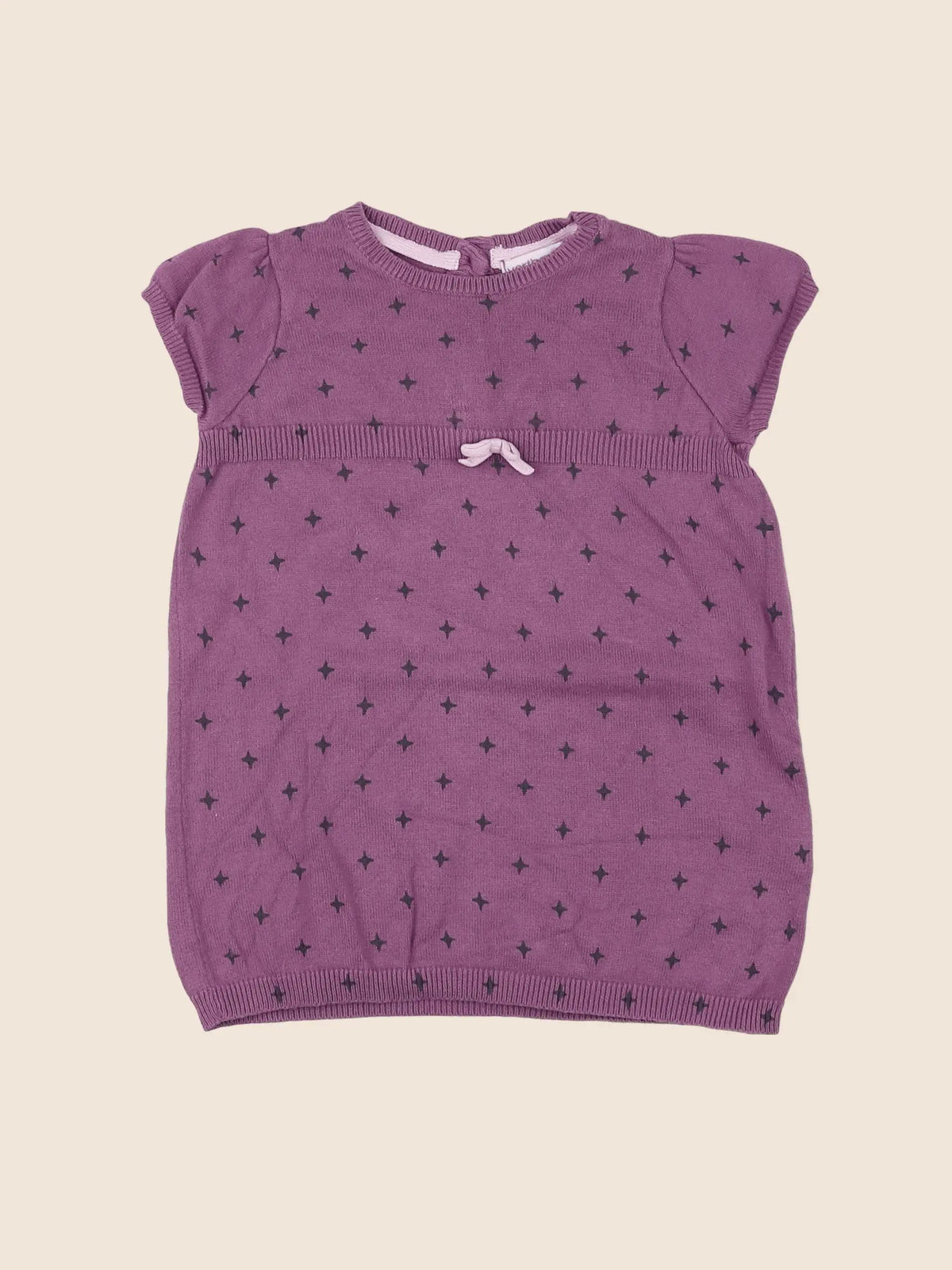 Vertbaudet - robe violet - 12 mois