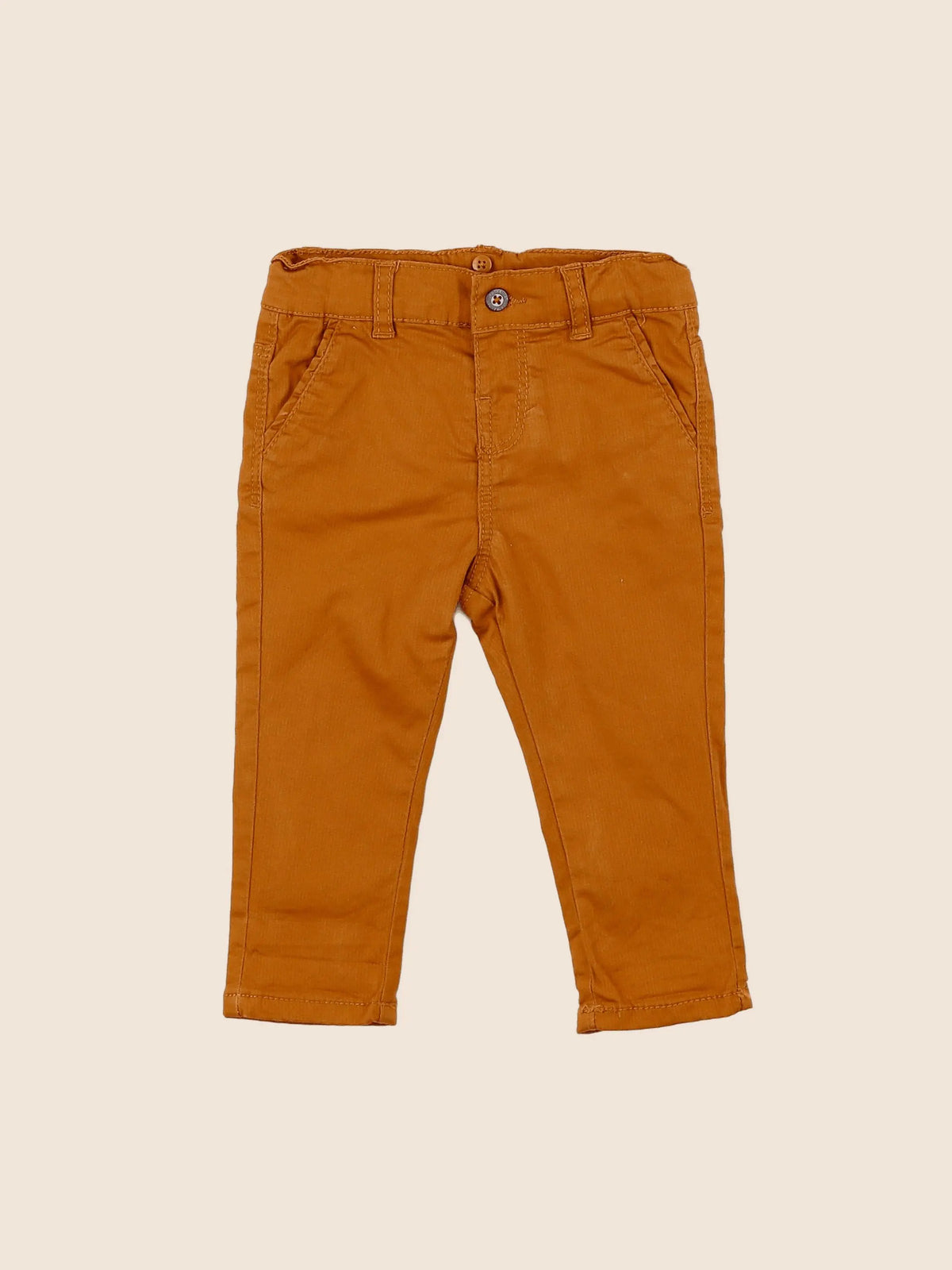 Vertbaudet - jean marron - 6 mois