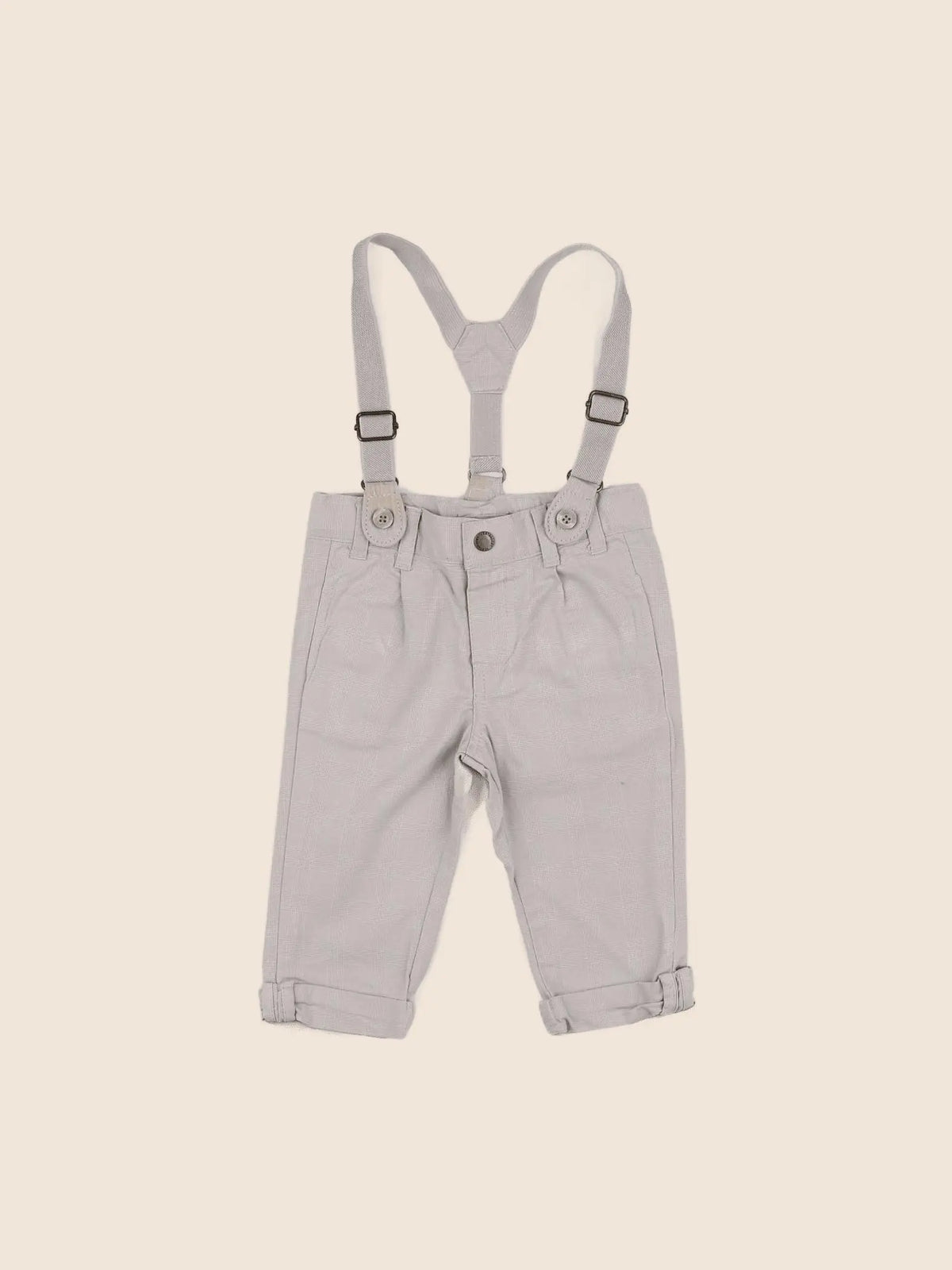 Vertbaudet - pantalon beige - 6 mois