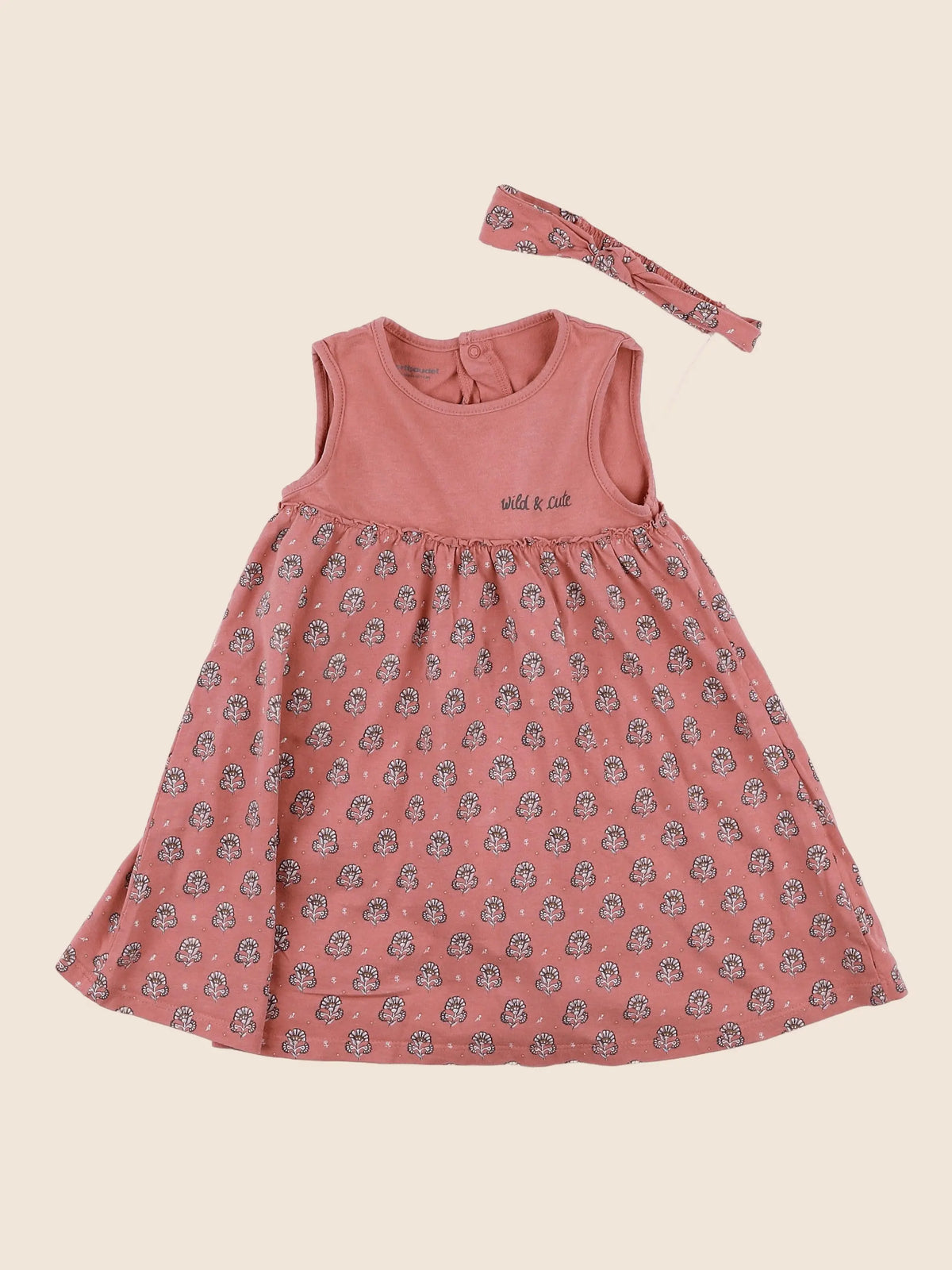 Vertbaudet - robe rose - 18 mois
