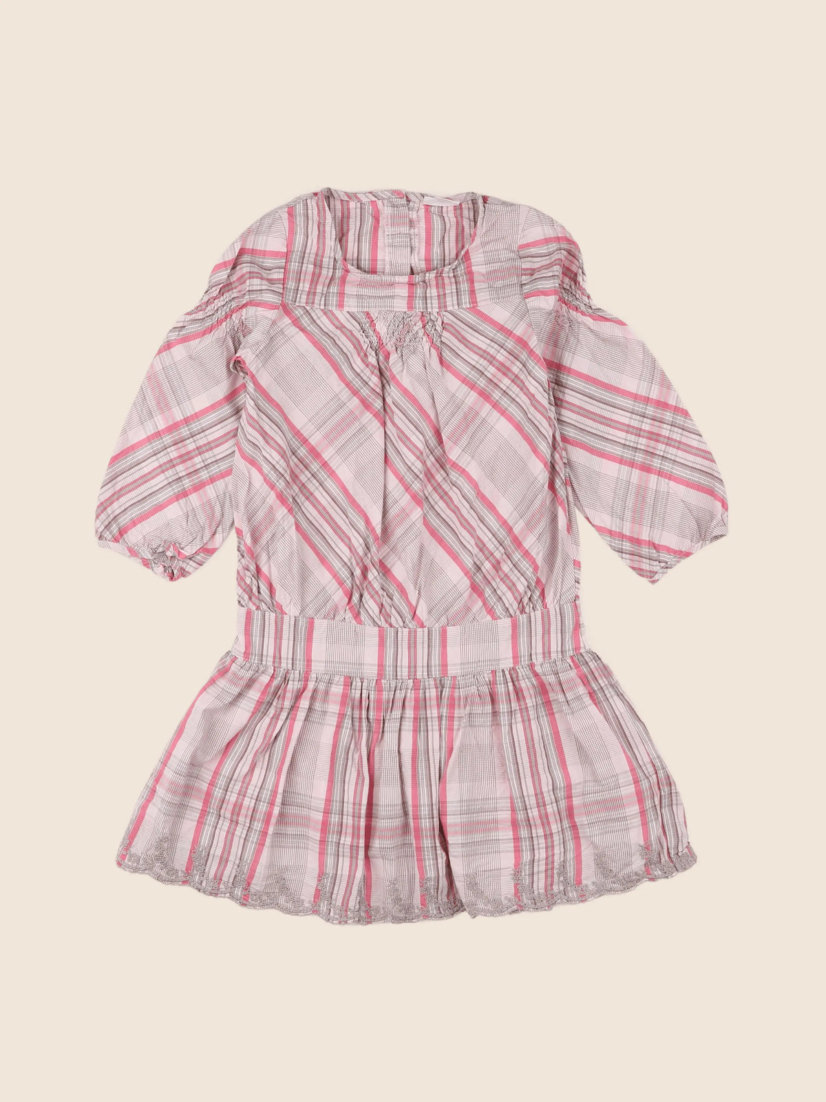 Vertbaudet - robe multicolore - 8 ans