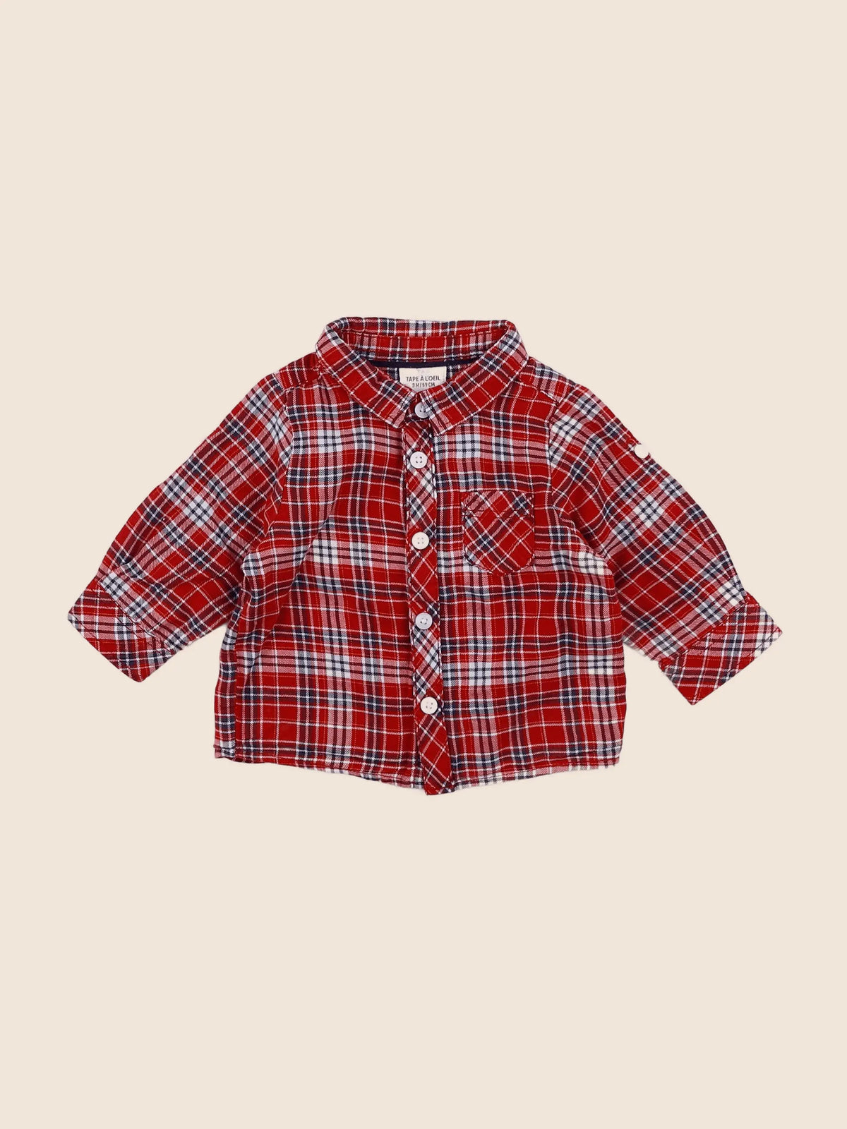 Tape à l'oeil - chemise multicolore - 3 mois