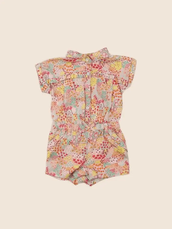 Vertbaudet - combinaison multicolore - 3 mois