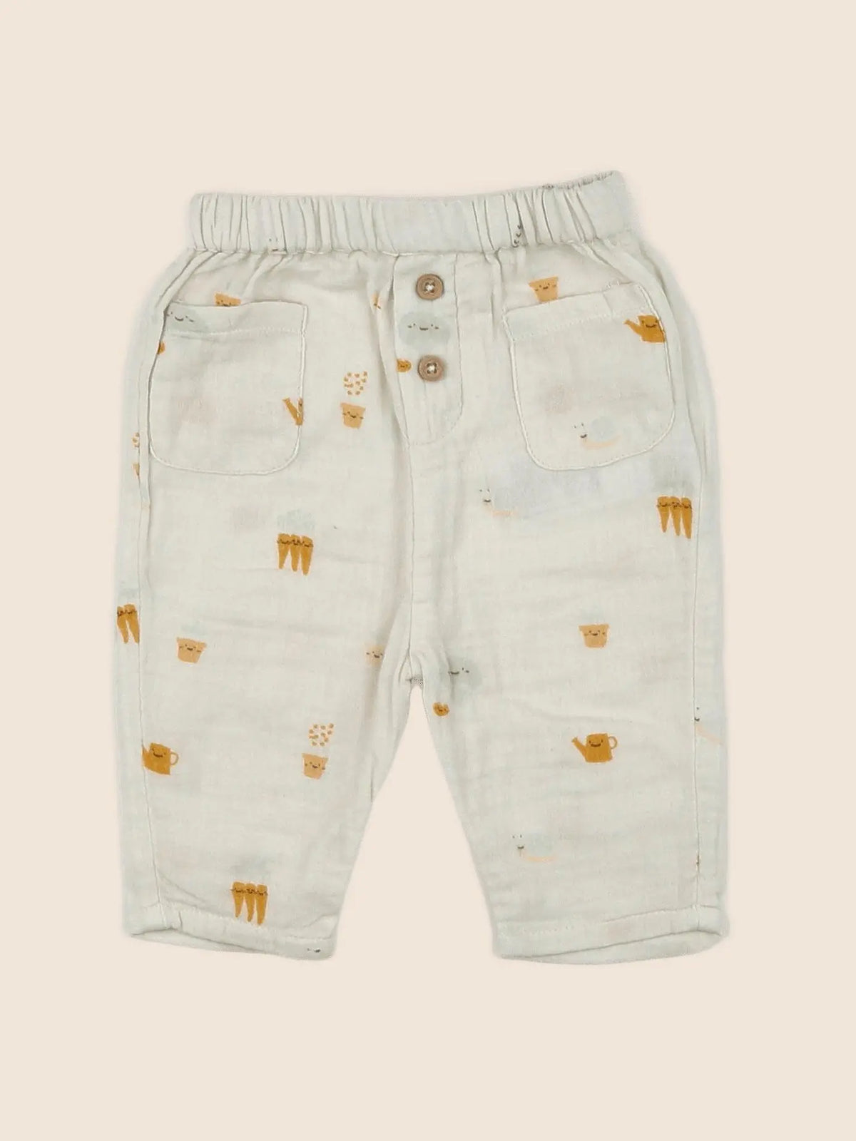 Vertbaudet - pantalon beige - 3 mois