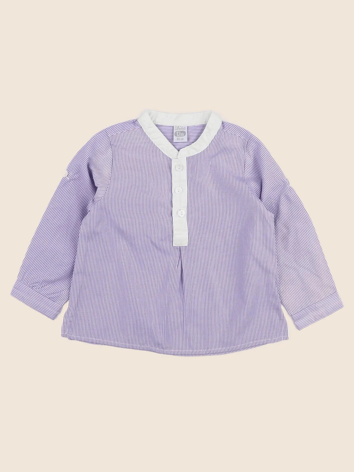 Dadati - chemise violet - 12 mois