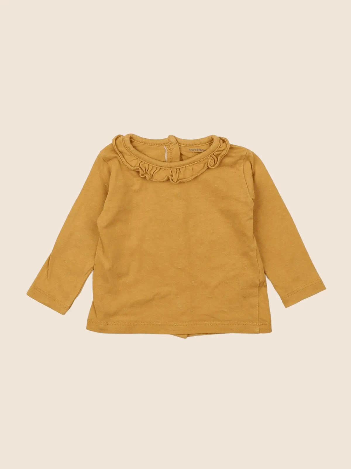 Vertbaudet - tee-shirt orange - 6 mois
