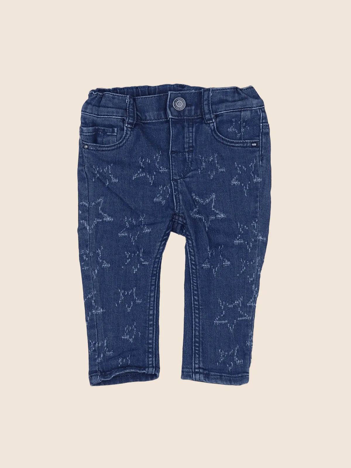 H&M - jean bleu - 3/6 mois