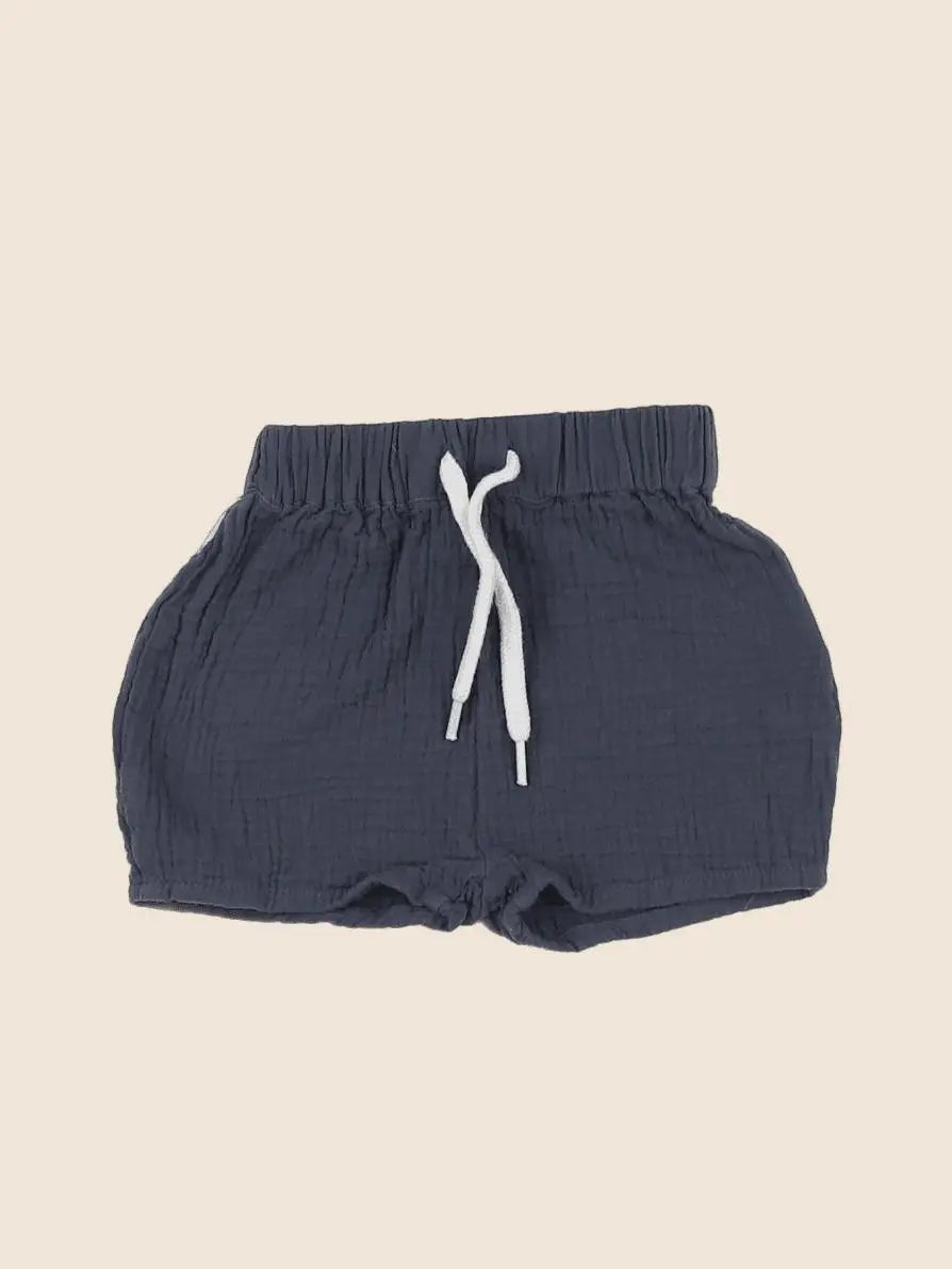 Vertbaudet - short bleu - 3 mois