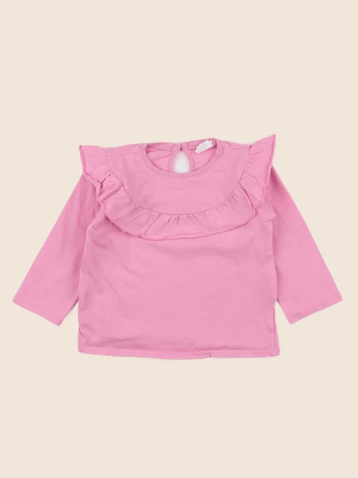H&M - tee-shirt rose - 6/9 mois