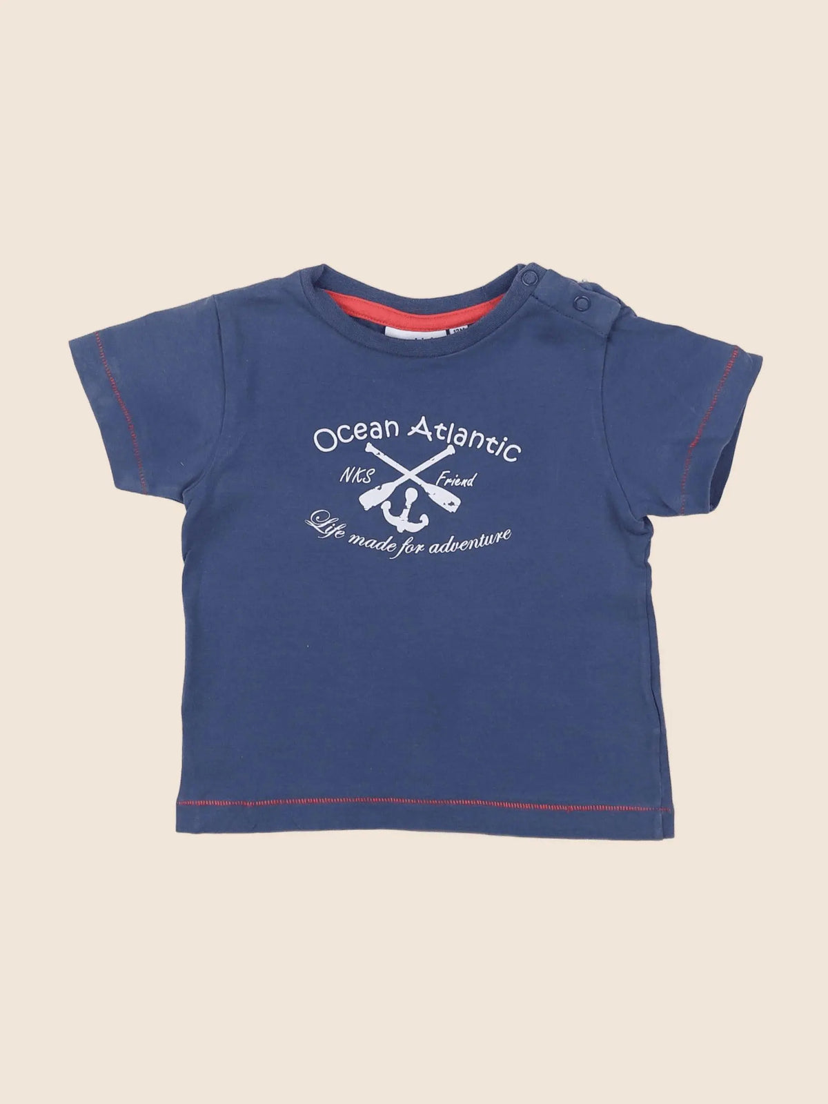 Noukie's - tee-shirt bleu - 12 mois