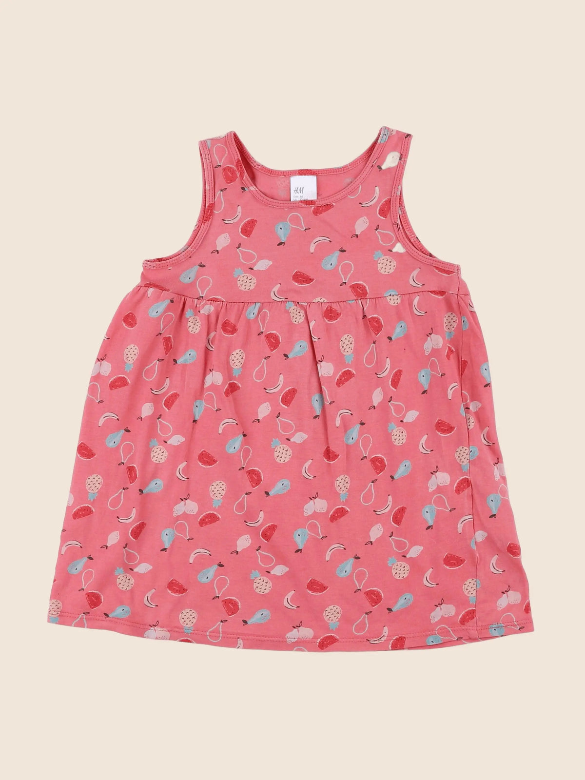 H&M - robe rose - 12/18 mois