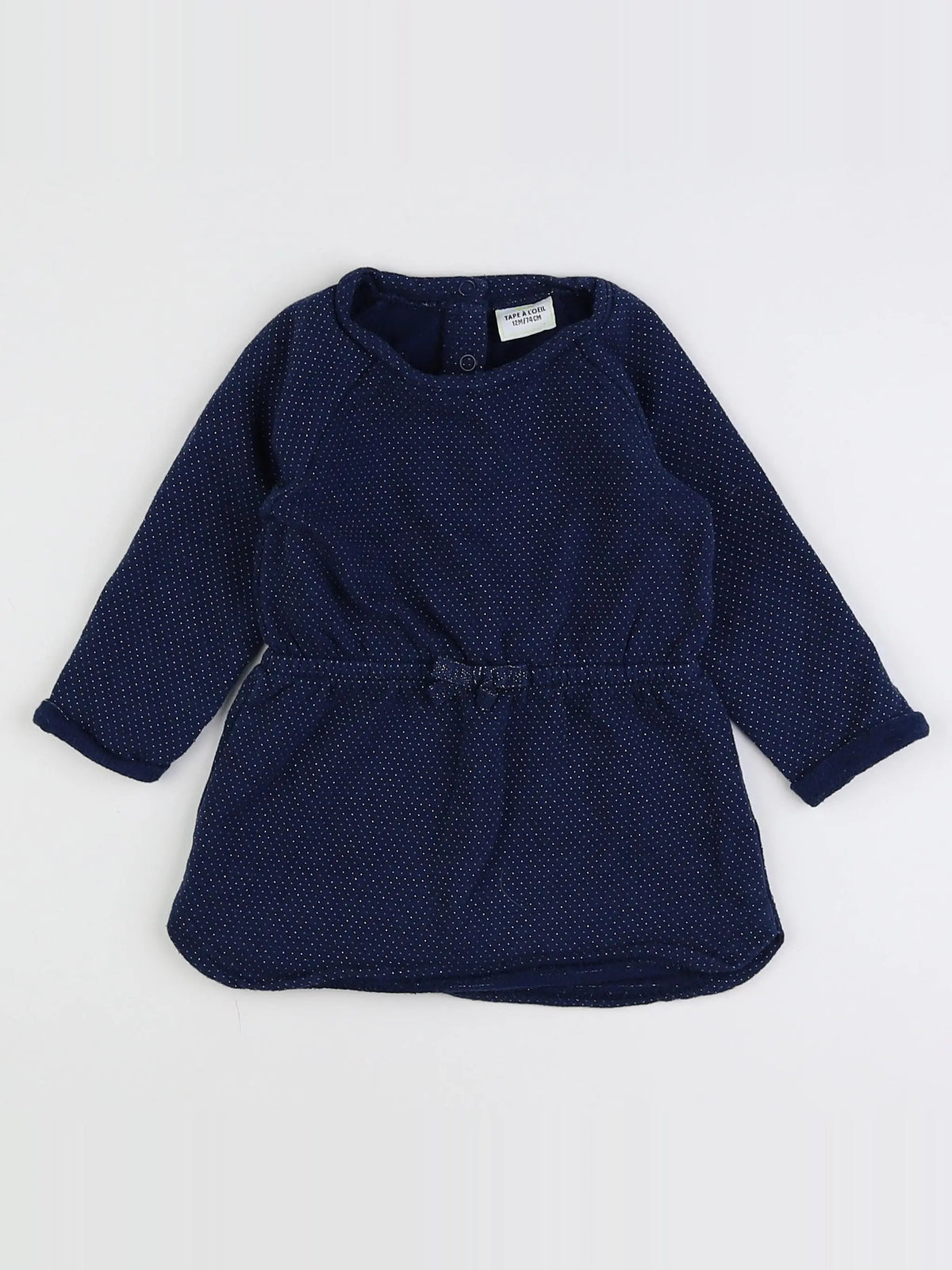 Tape à l'oeil - robe bleu - 12 mois