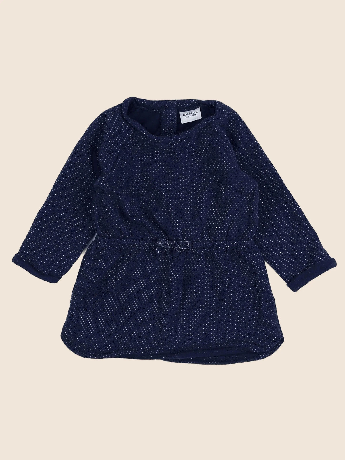 Tape à l'oeil - robe bleu - 12 mois