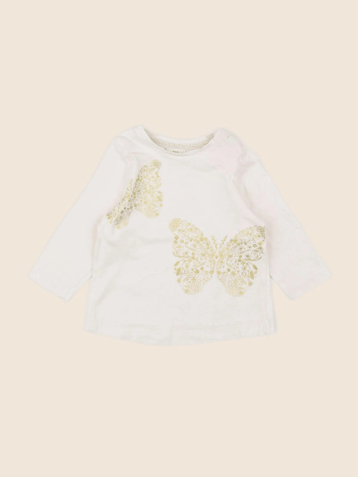 Tape à l'oeil - tee-shirt beige - 6 mois