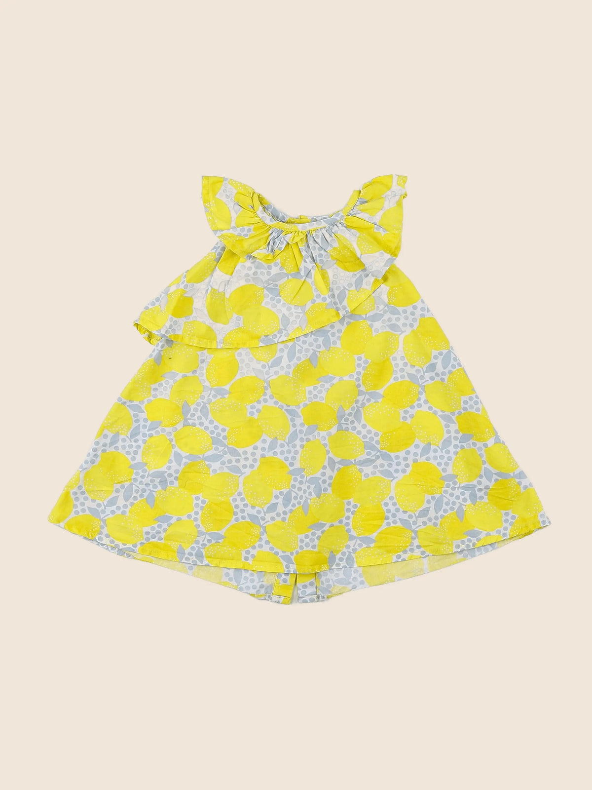 Vertbaudet - robe jaune - 12 mois