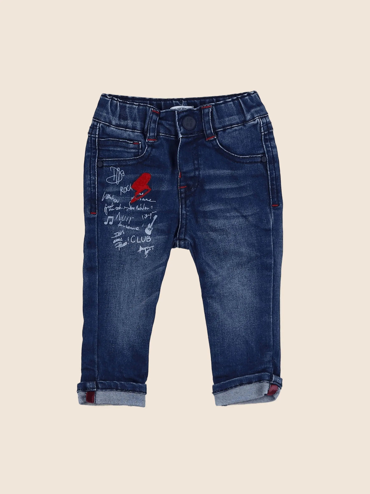 IKKS - jean bleu - 6 mois
