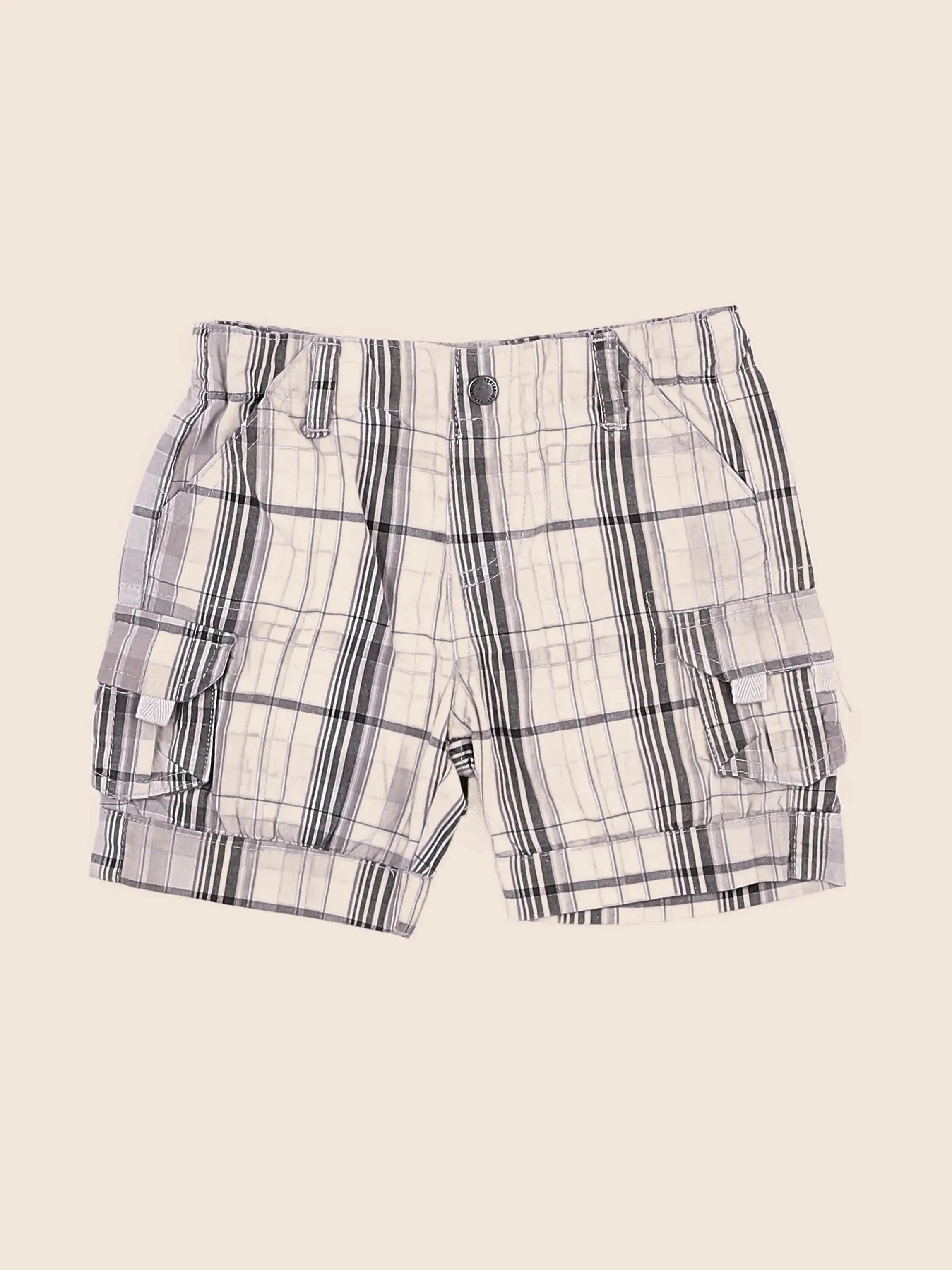 Vertbaudet - short gris - 12 mois