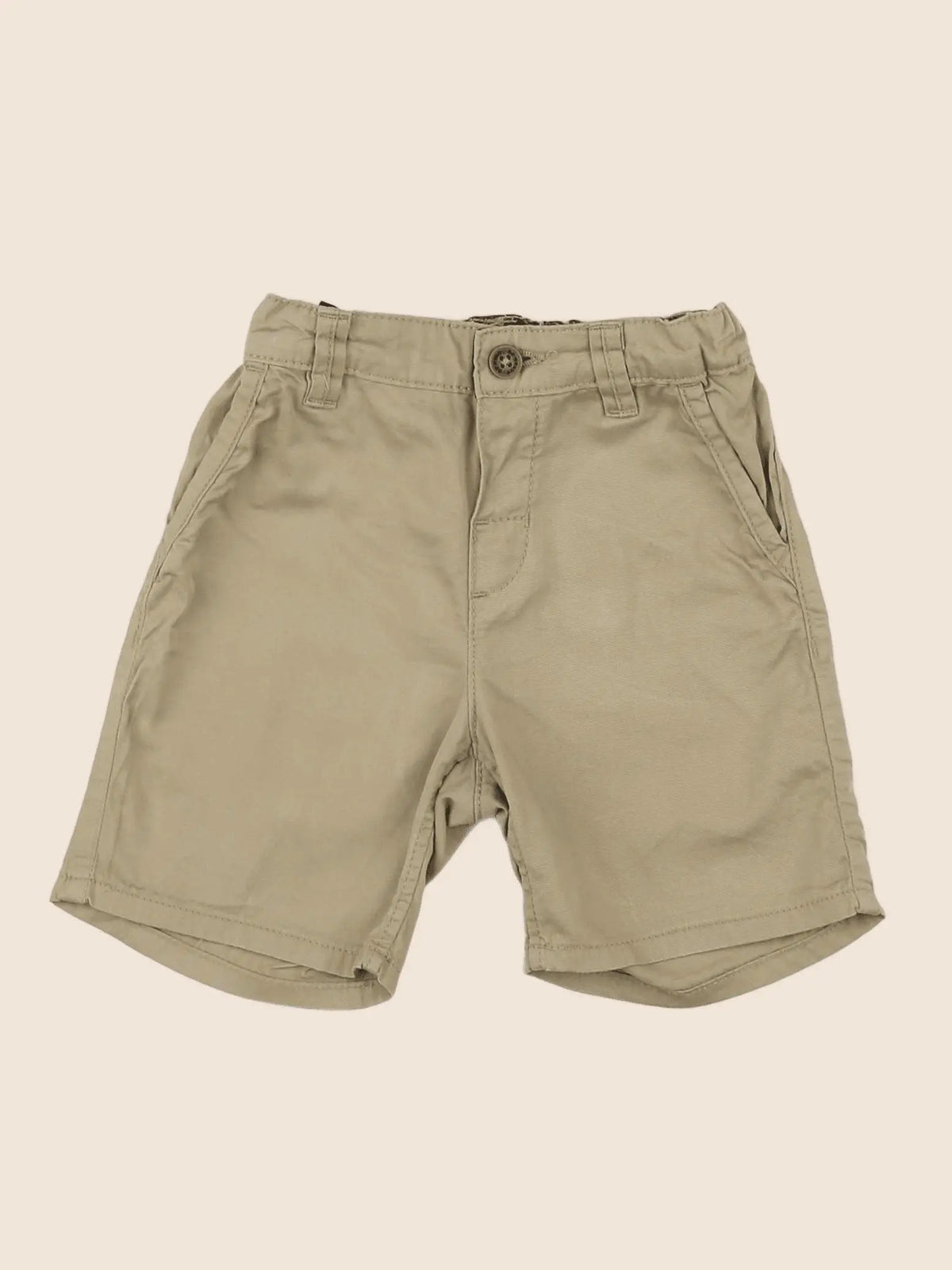 H&M - short beige - 9/12 mois