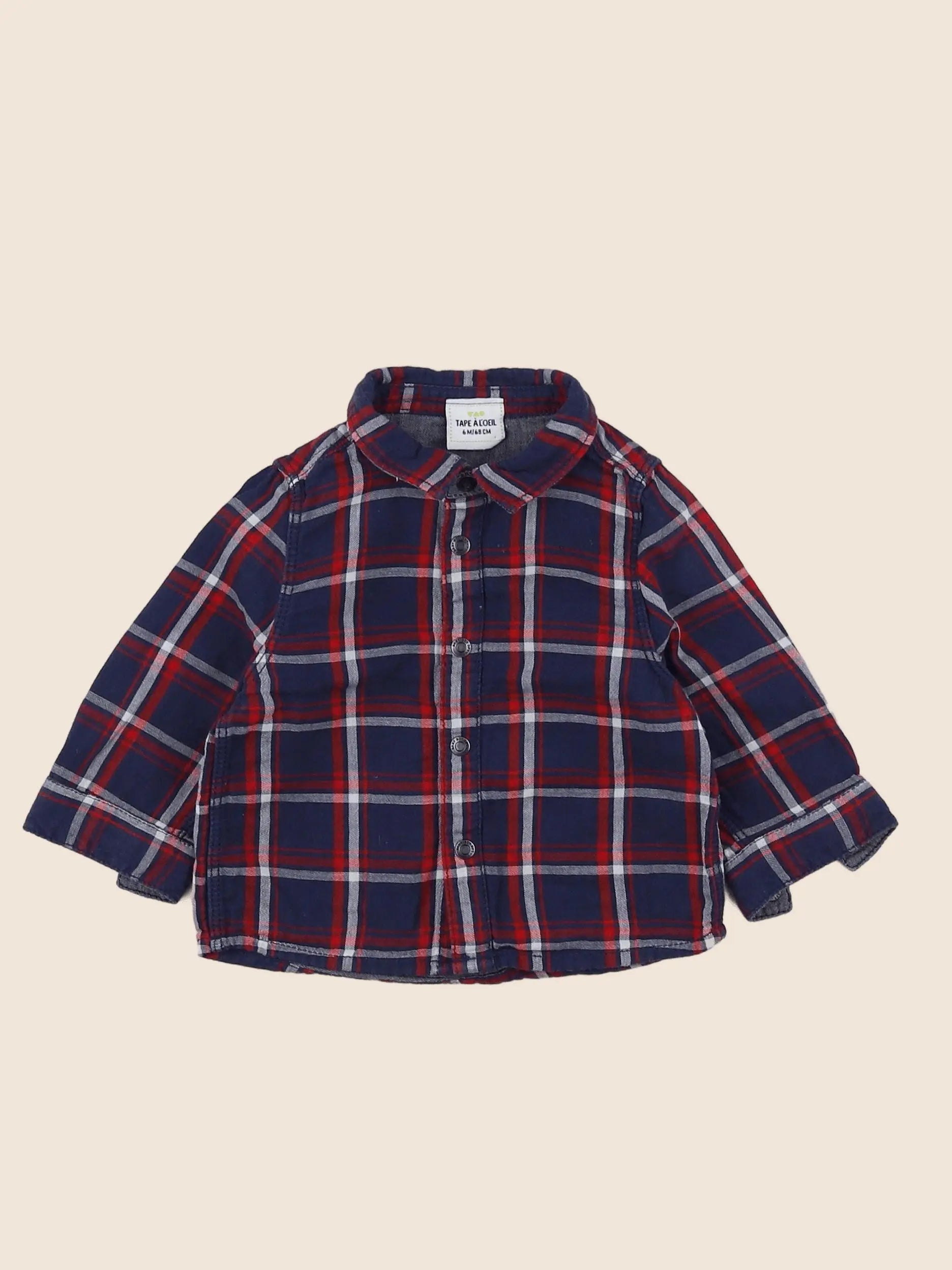 Tape à l'oeil - chemise multicolore - 6 mois