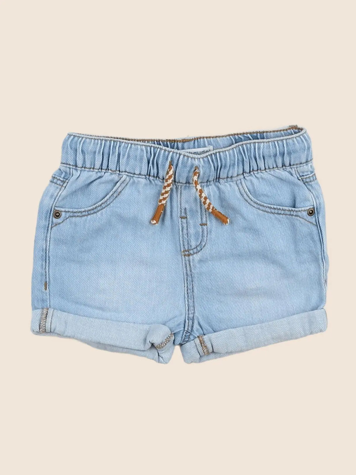 Vertbaudet - short bleu - 12 mois