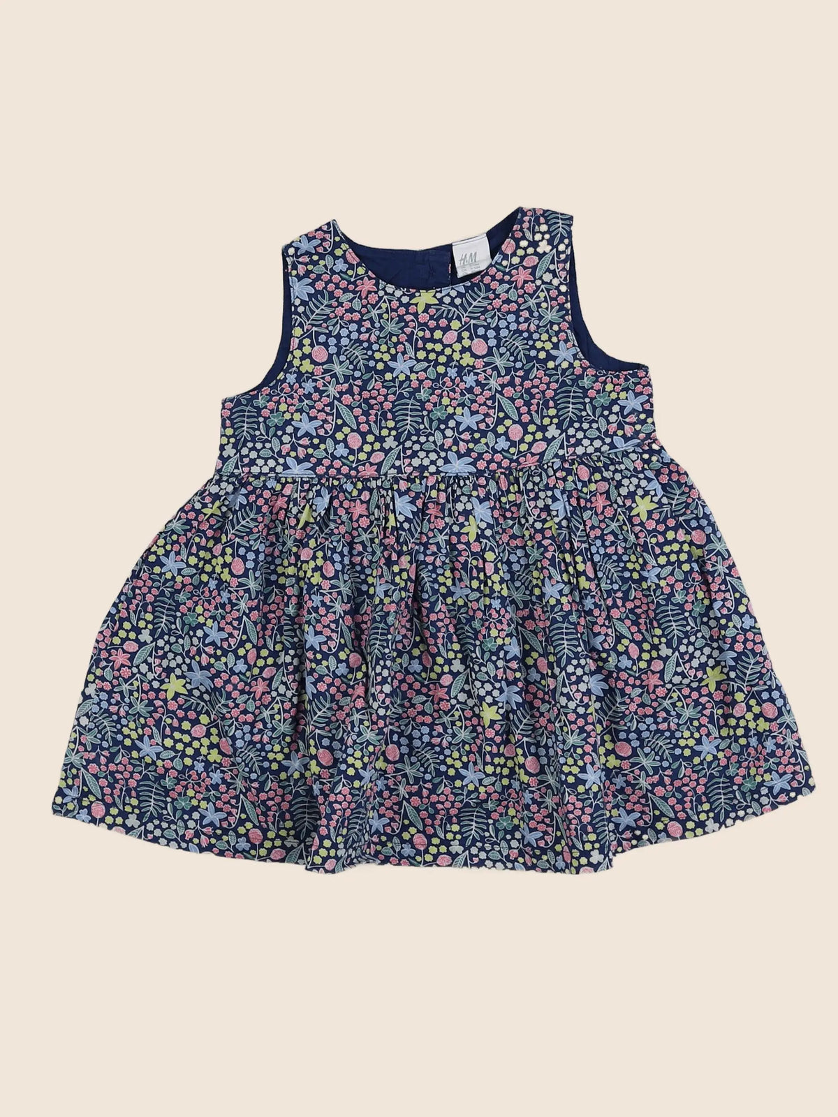 H&M - robe multicolore - 9/12 mois