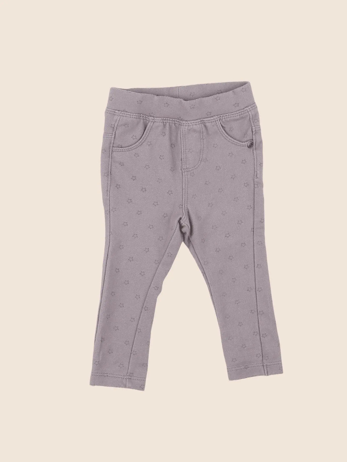 Vertbaudet - jegging gris - 3 mois