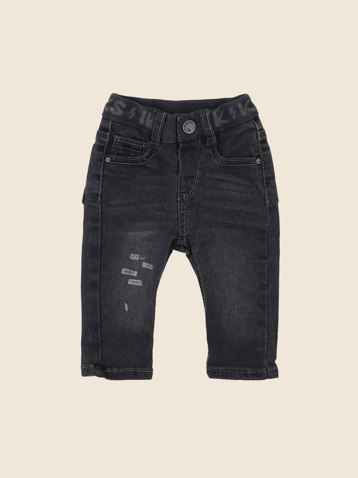 IKKS - jean gris - 6 mois