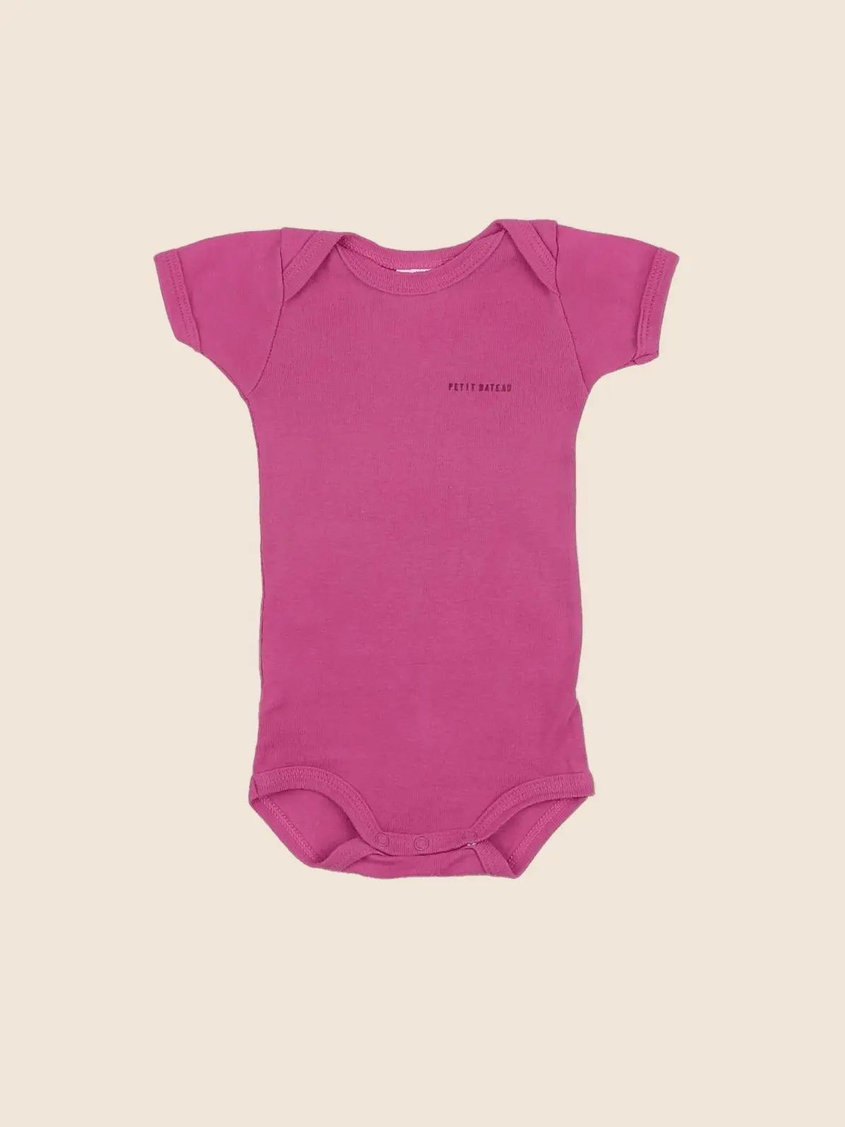Petit Bateau - body rose - 3 mois