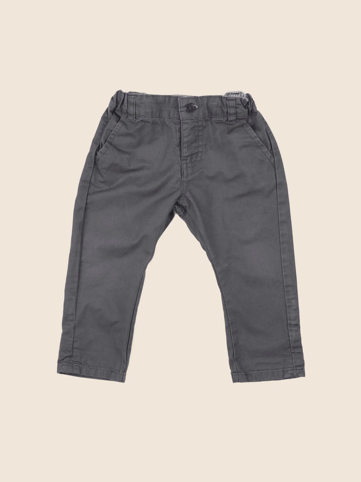 Vertbaudet - pantalon gris - 9 mois