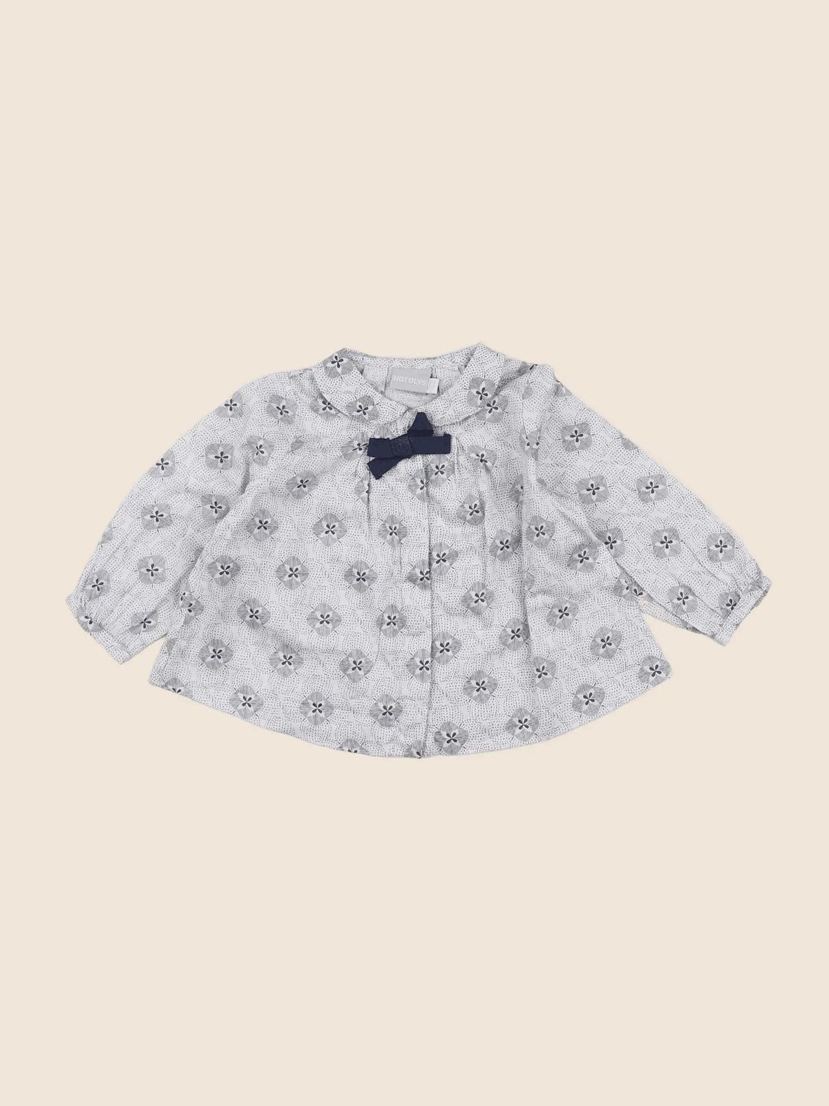 Natalys - blouse gris - 9 mois