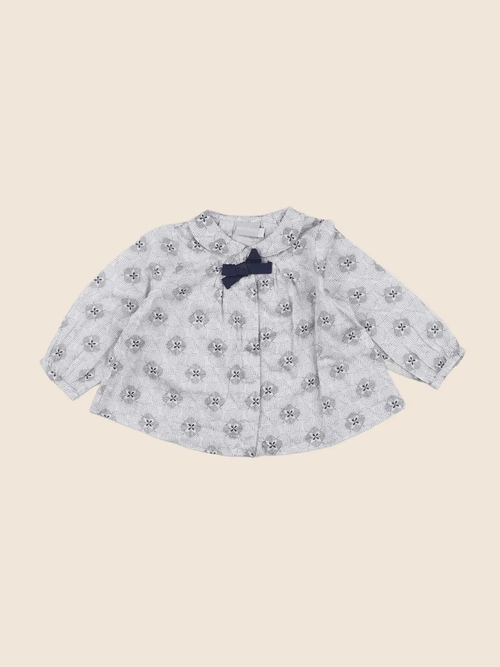 Natalys - blouse gris - 9 mois