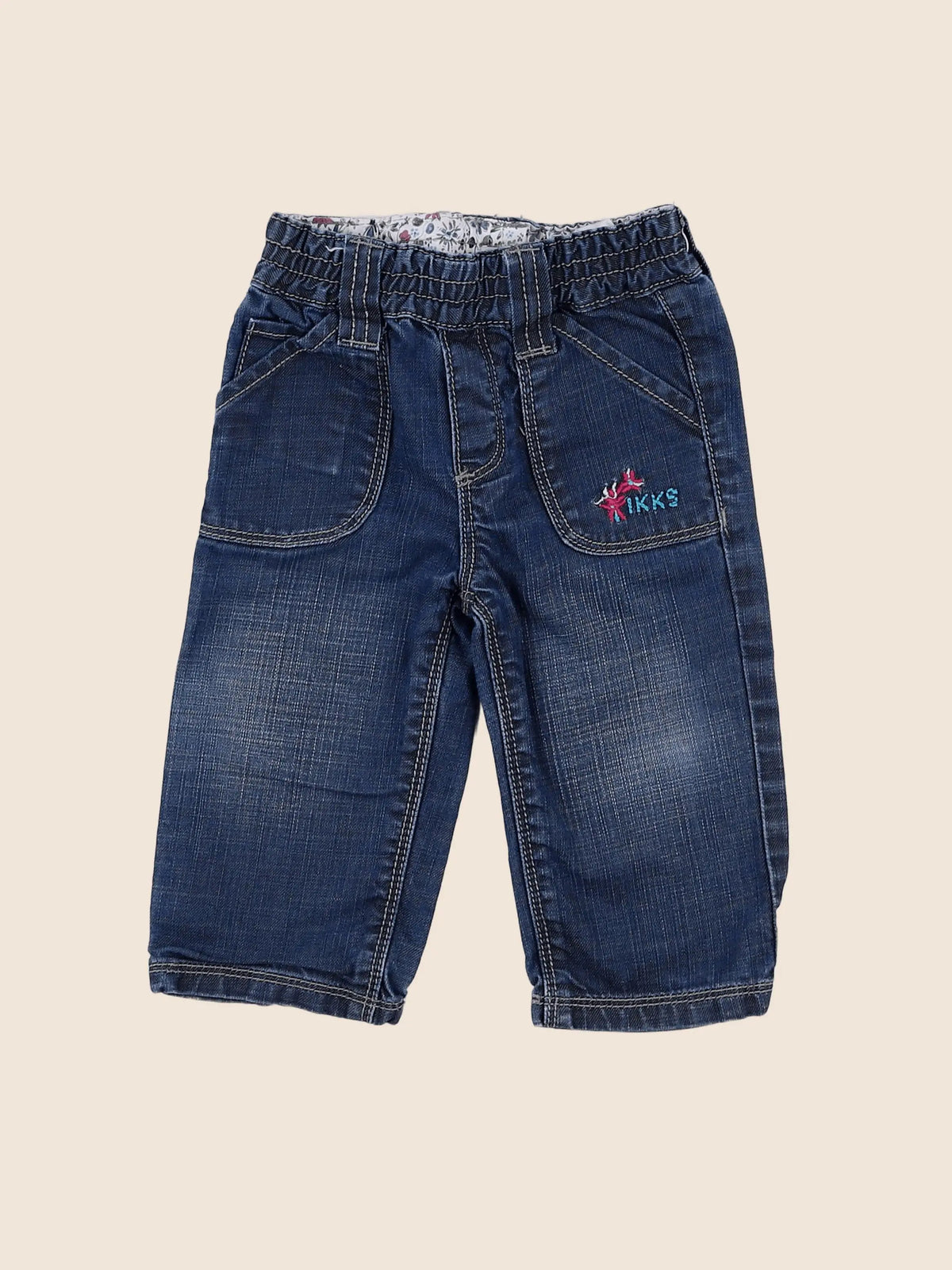 IKKS - jean bleu - 6 mois