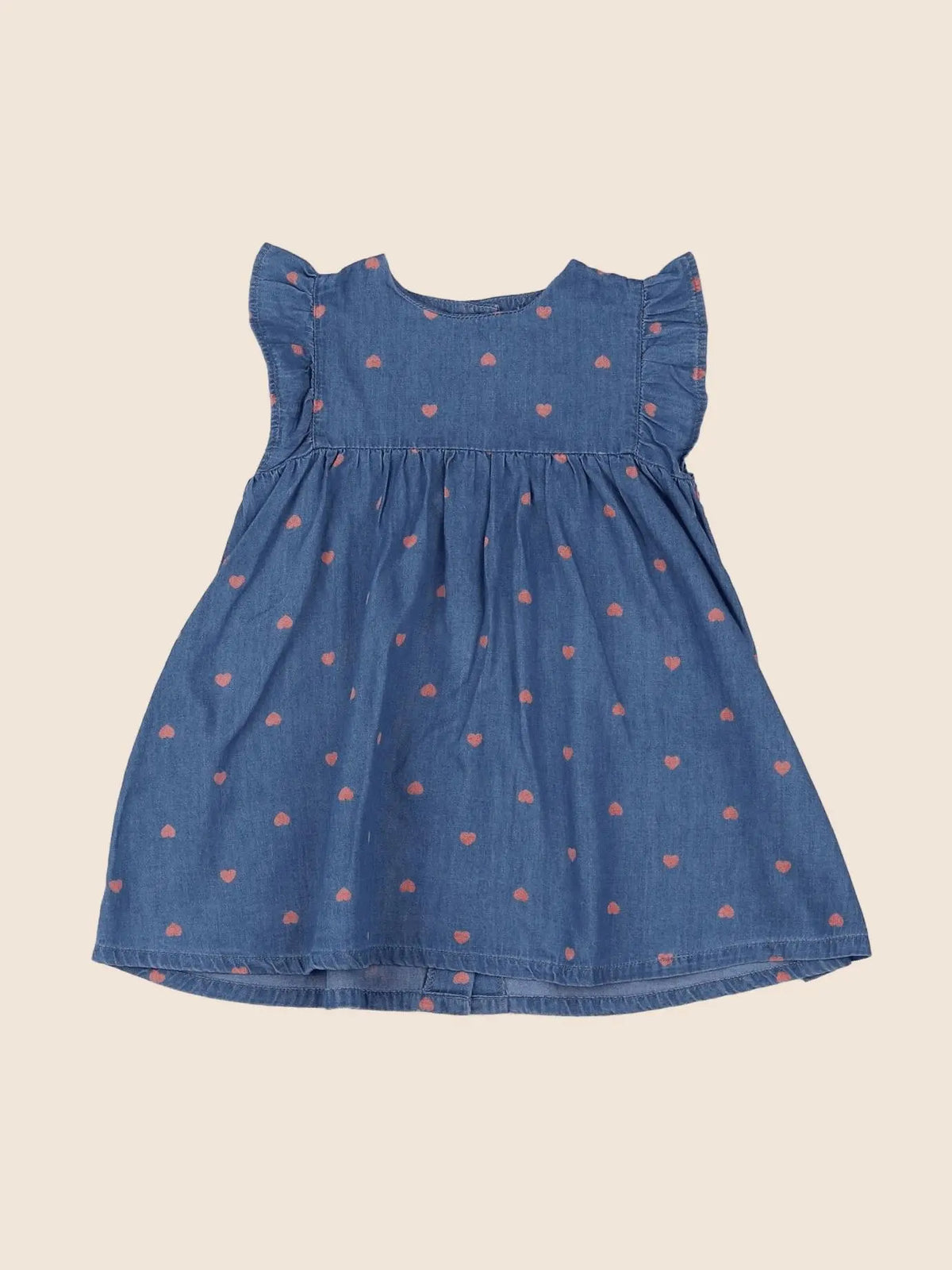 Vertbaudet - robe bleu - 12 mois