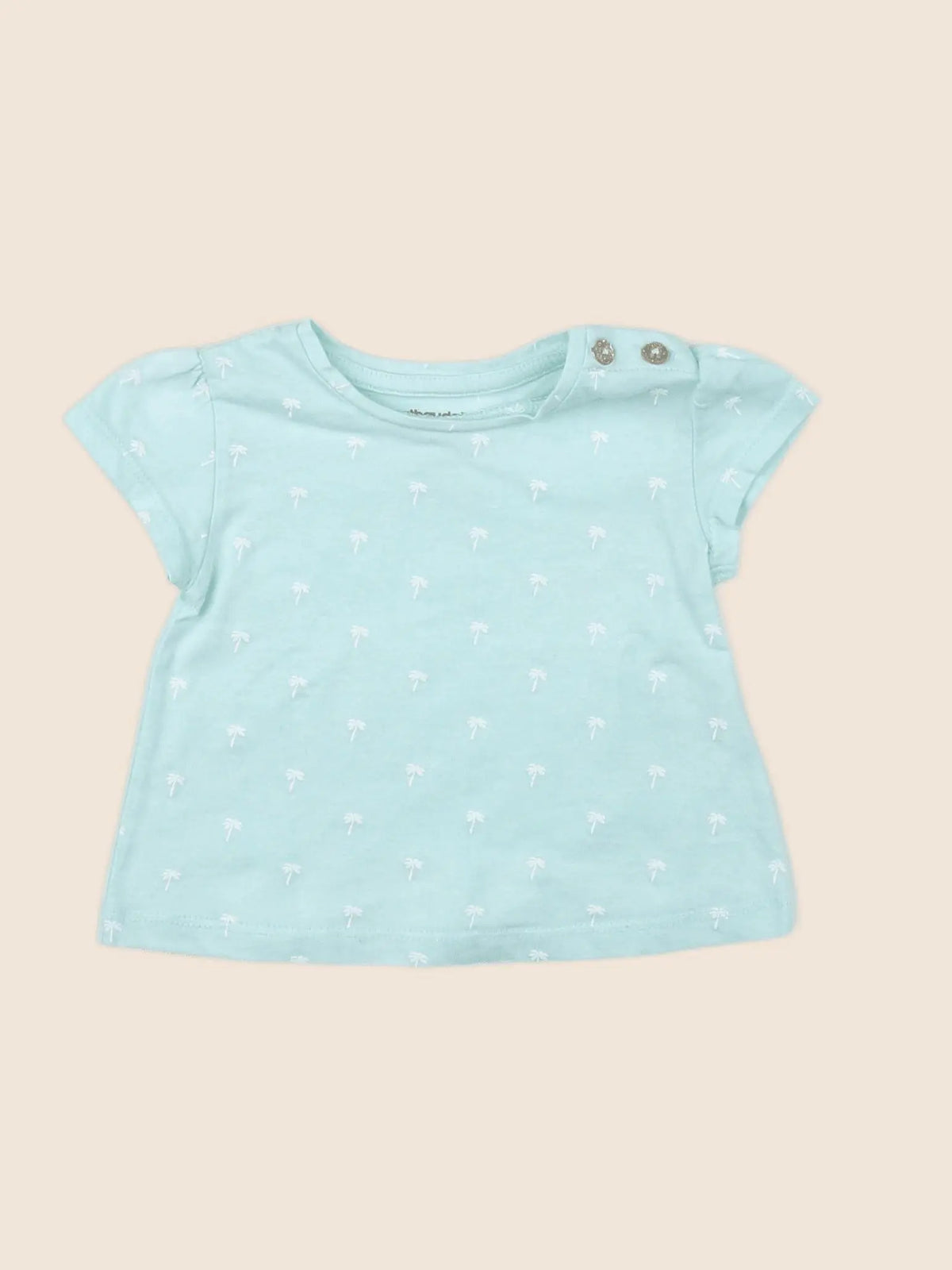 Vertbaudet - tee-shirt bleu - 3 mois