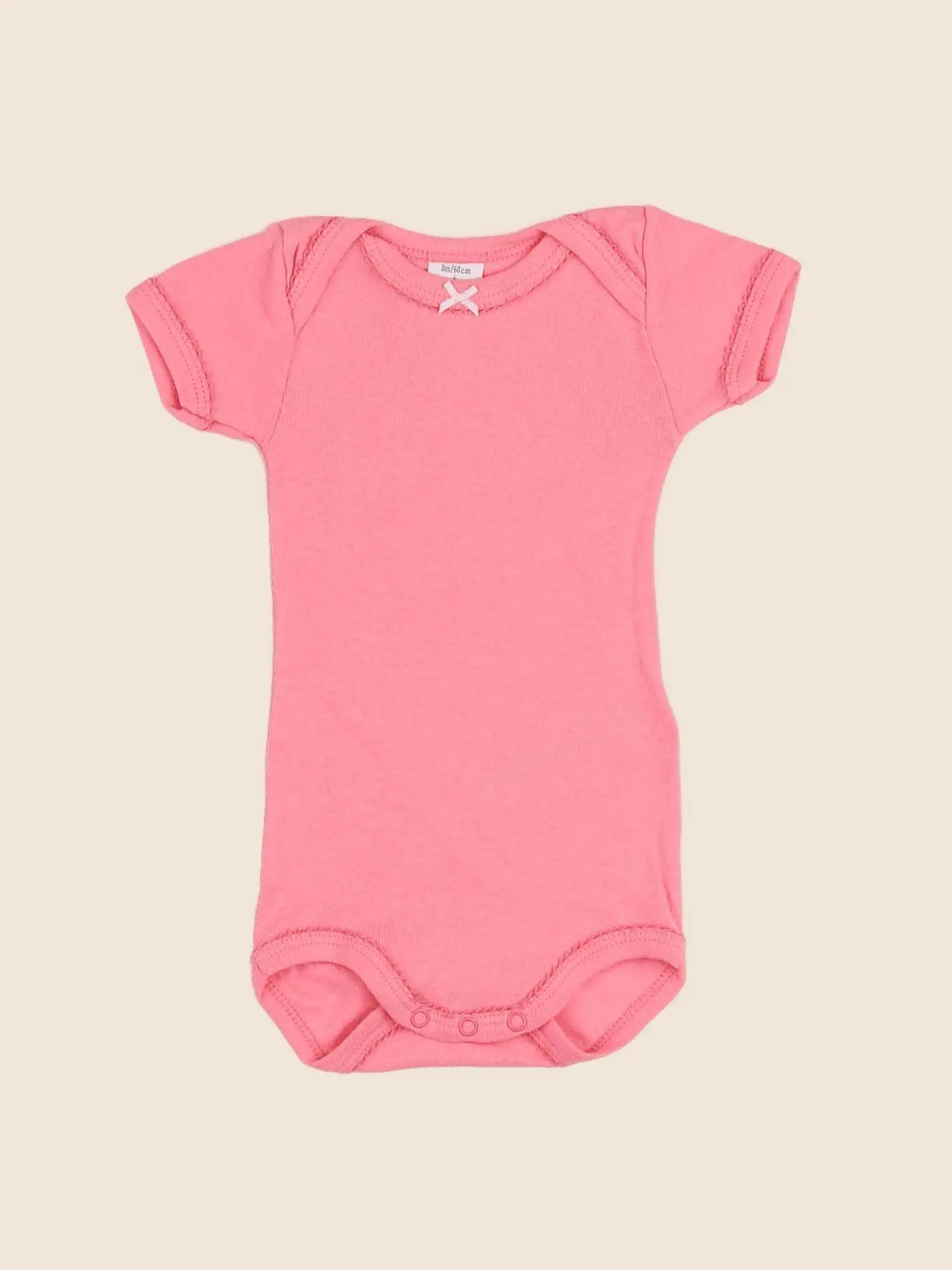 Petit Bateau - body rose - 3 mois