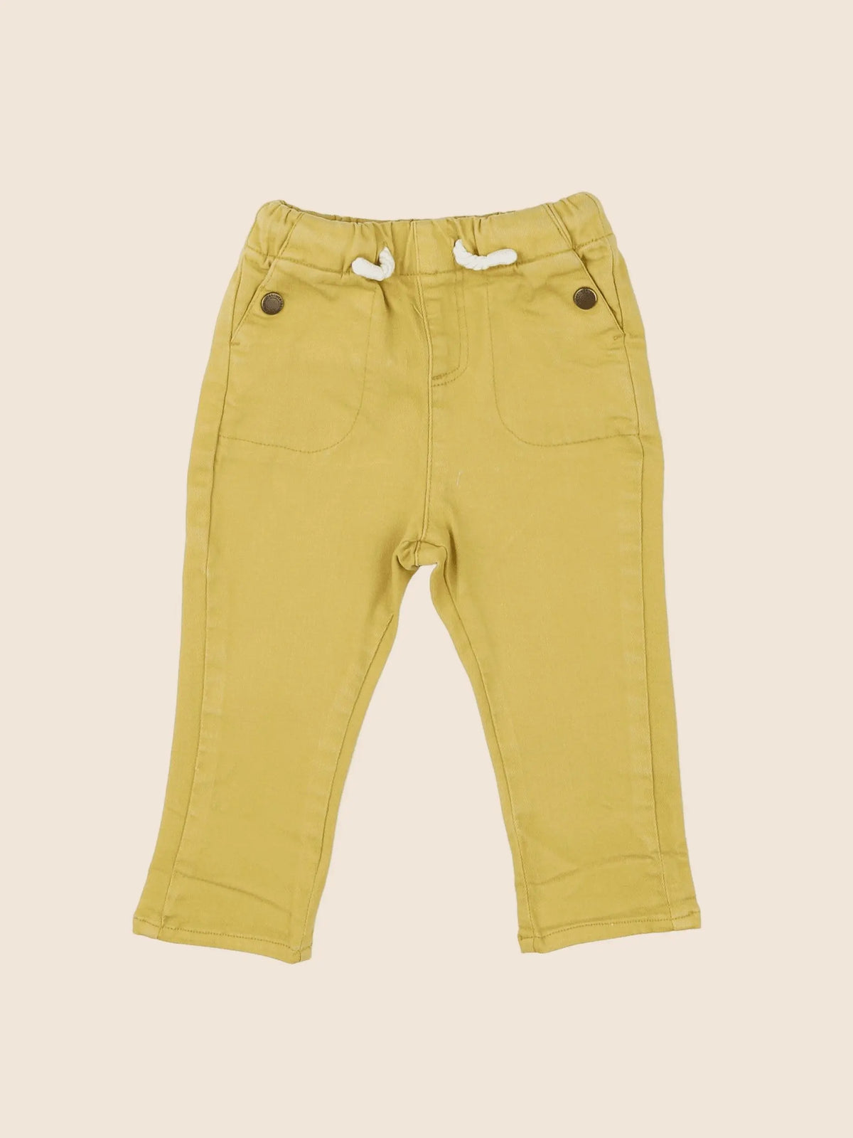 Vertbaudet - jegging jaune - 12 mois