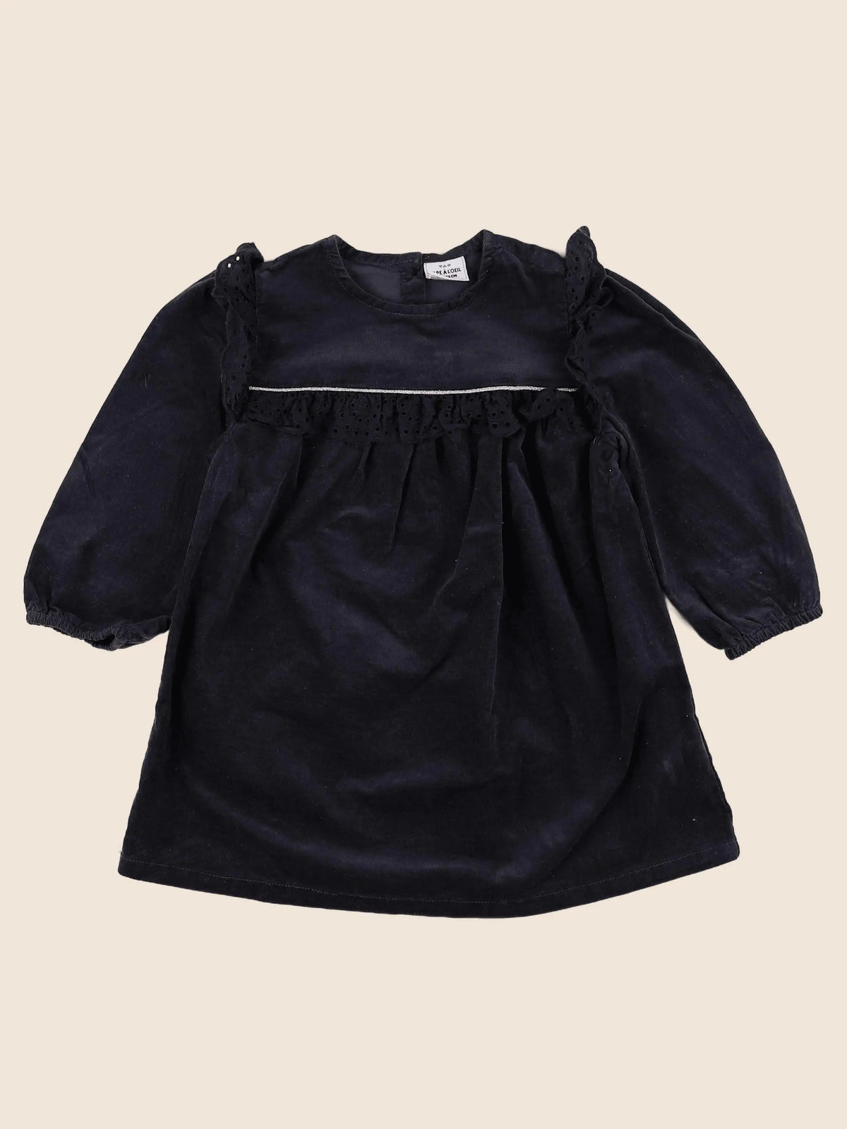 Tape à l'oeil - robe gris - 2 ans