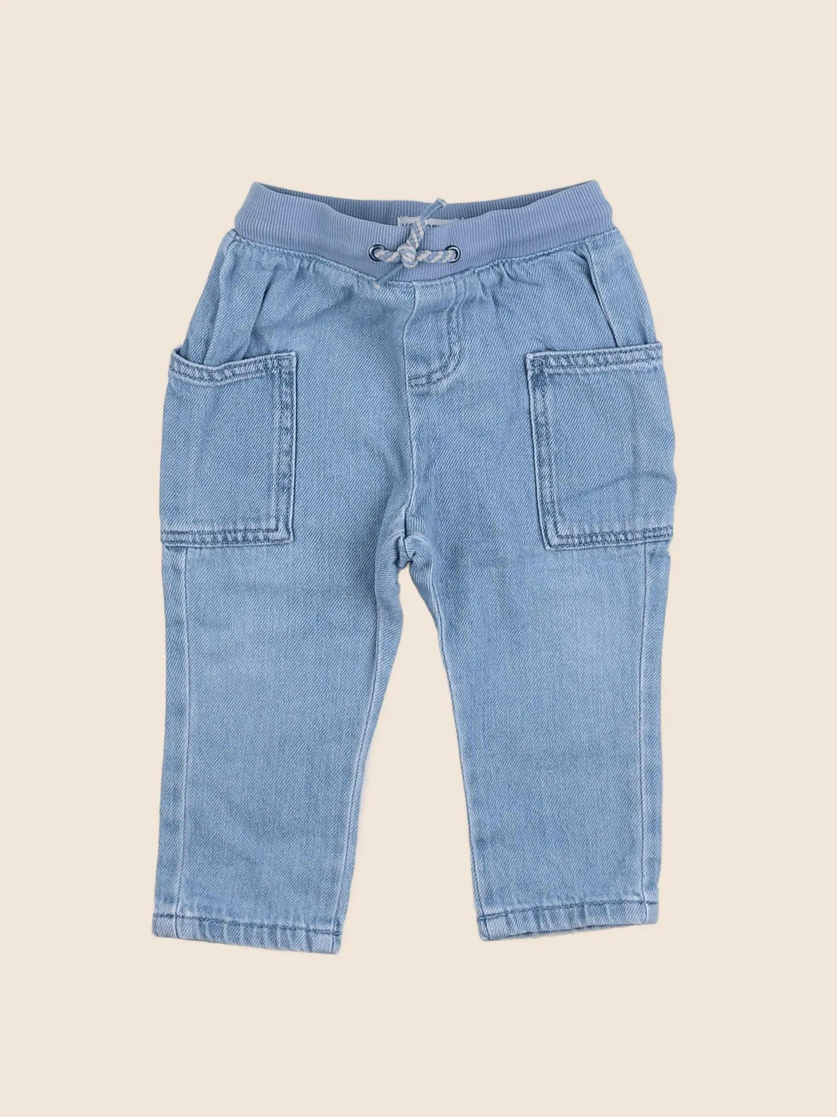 Vertbaudet - jean bleu - 9 mois