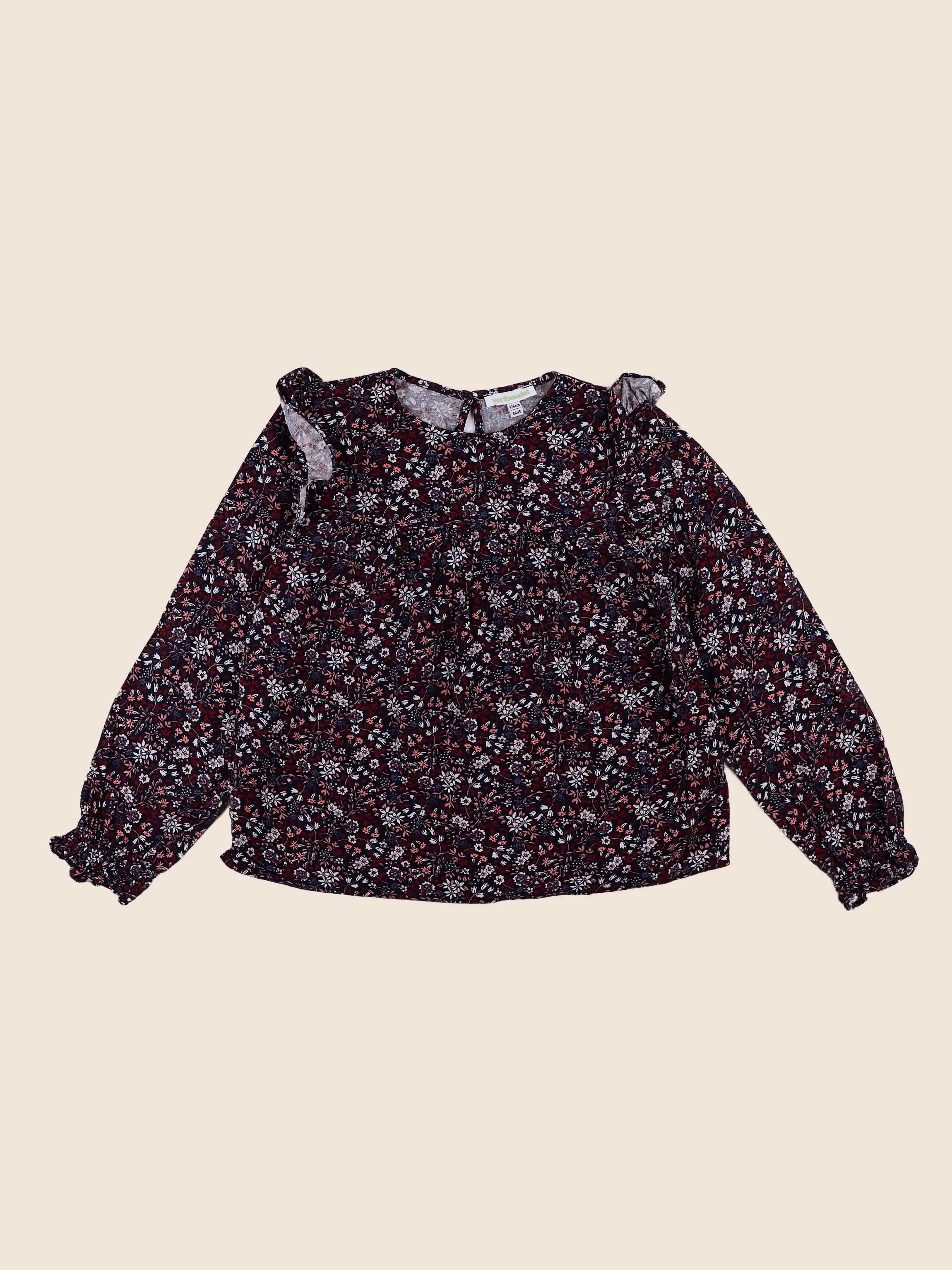 Vertbaudet - blouse multicolore - 8 ans