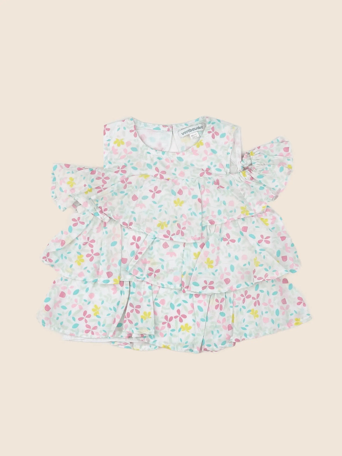 Vertbaudet - blouse multicolore - 2 ans