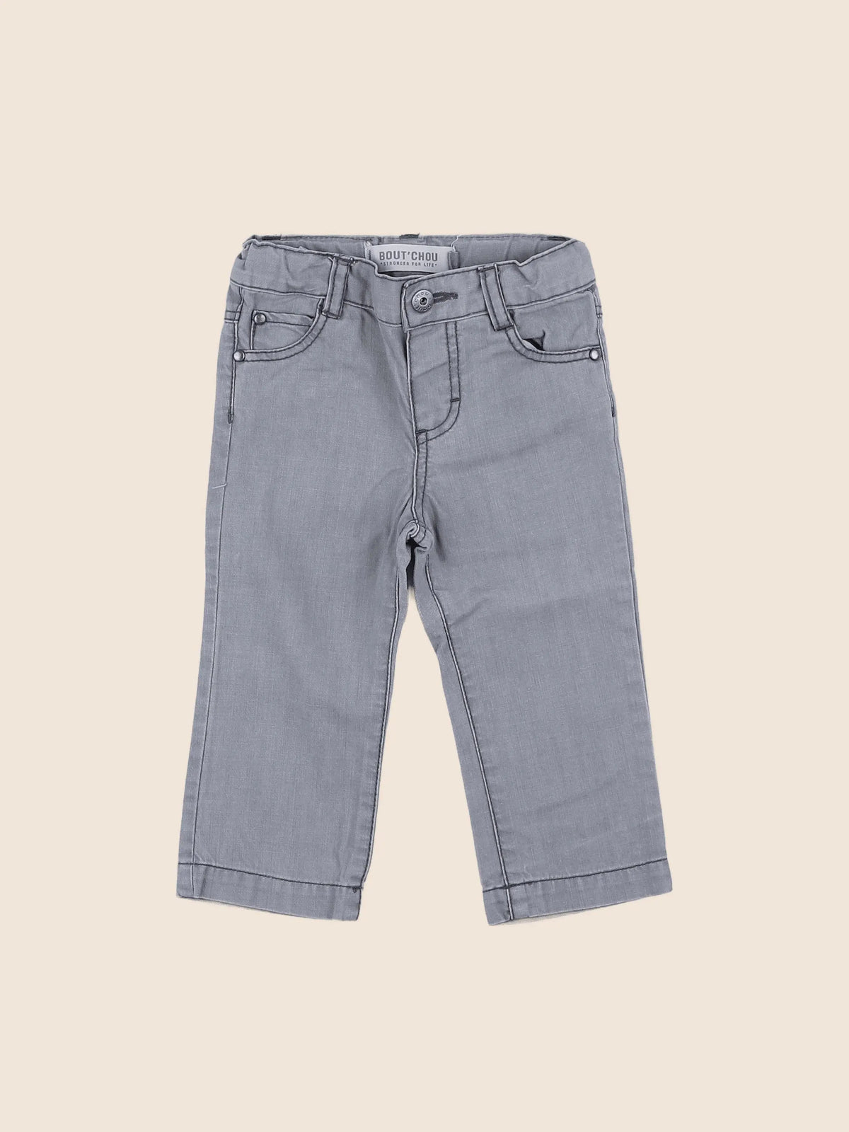 Boutchou - pantalon gris - 9 mois