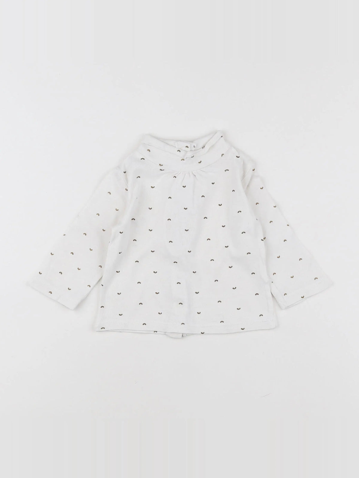 Vertbaudet - tee-shirt blanc - 6 mois