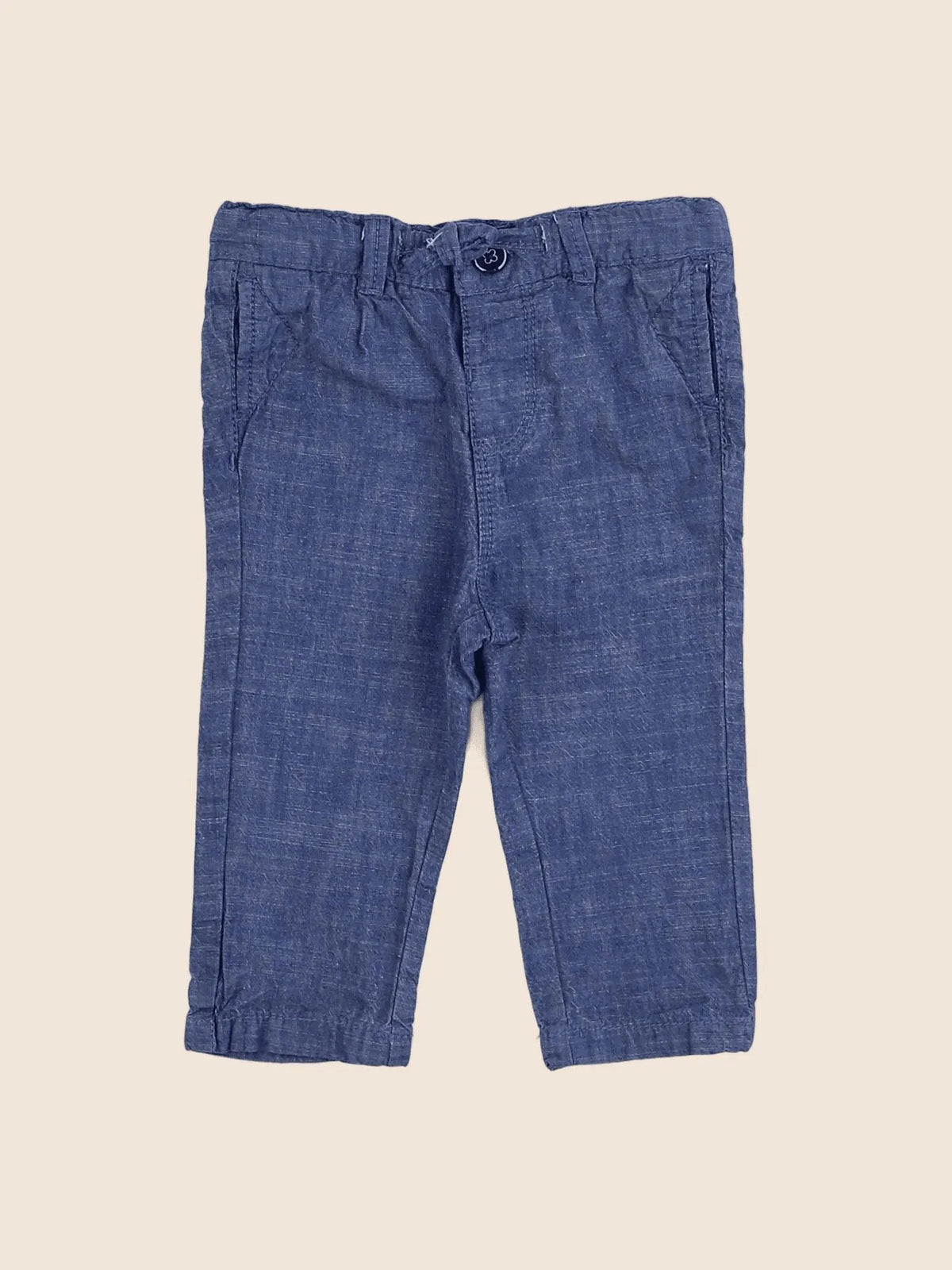 Tape à l'oeil - pantalon bleu - 12 mois