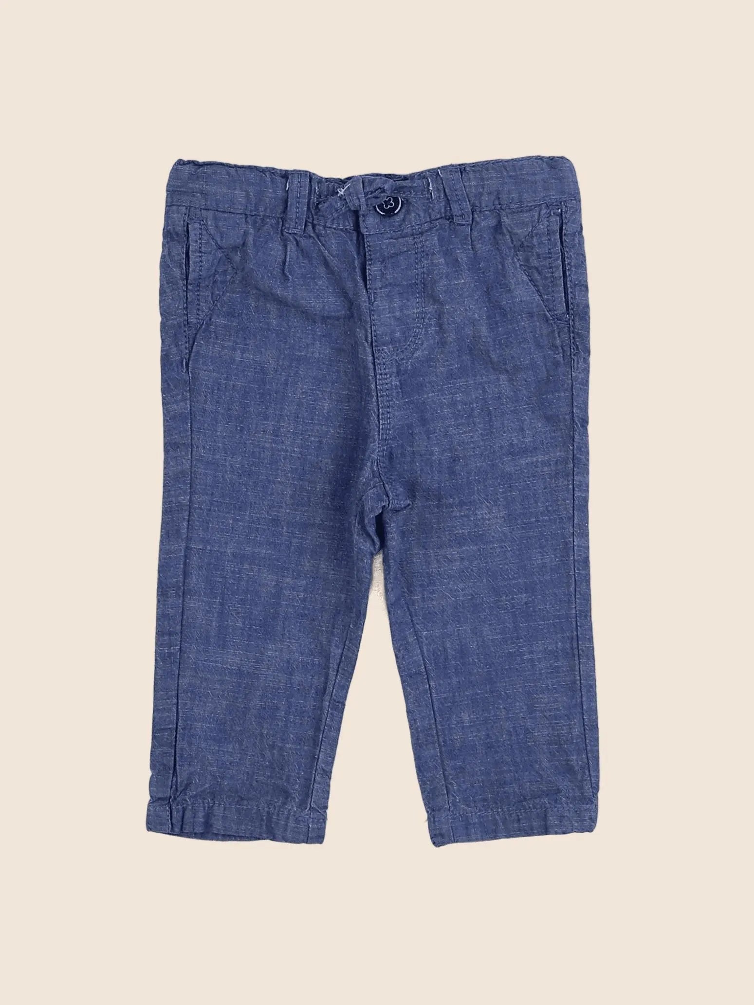 Tape à l'oeil - pantalon bleu - 12 mois